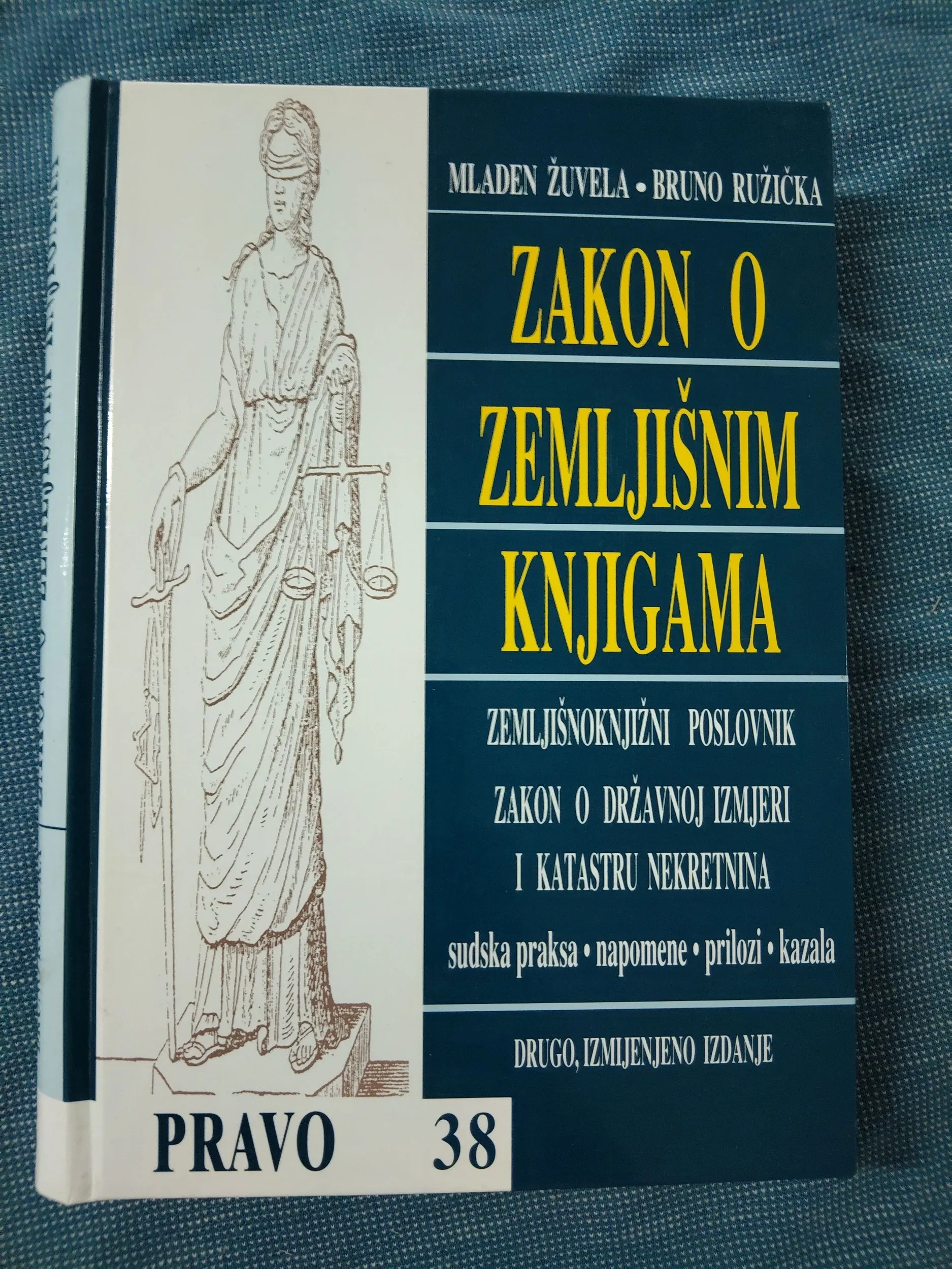 Mladen Žuvela i Bruno Ružička – Zakon o zemljišnim knjigama - Zagreb