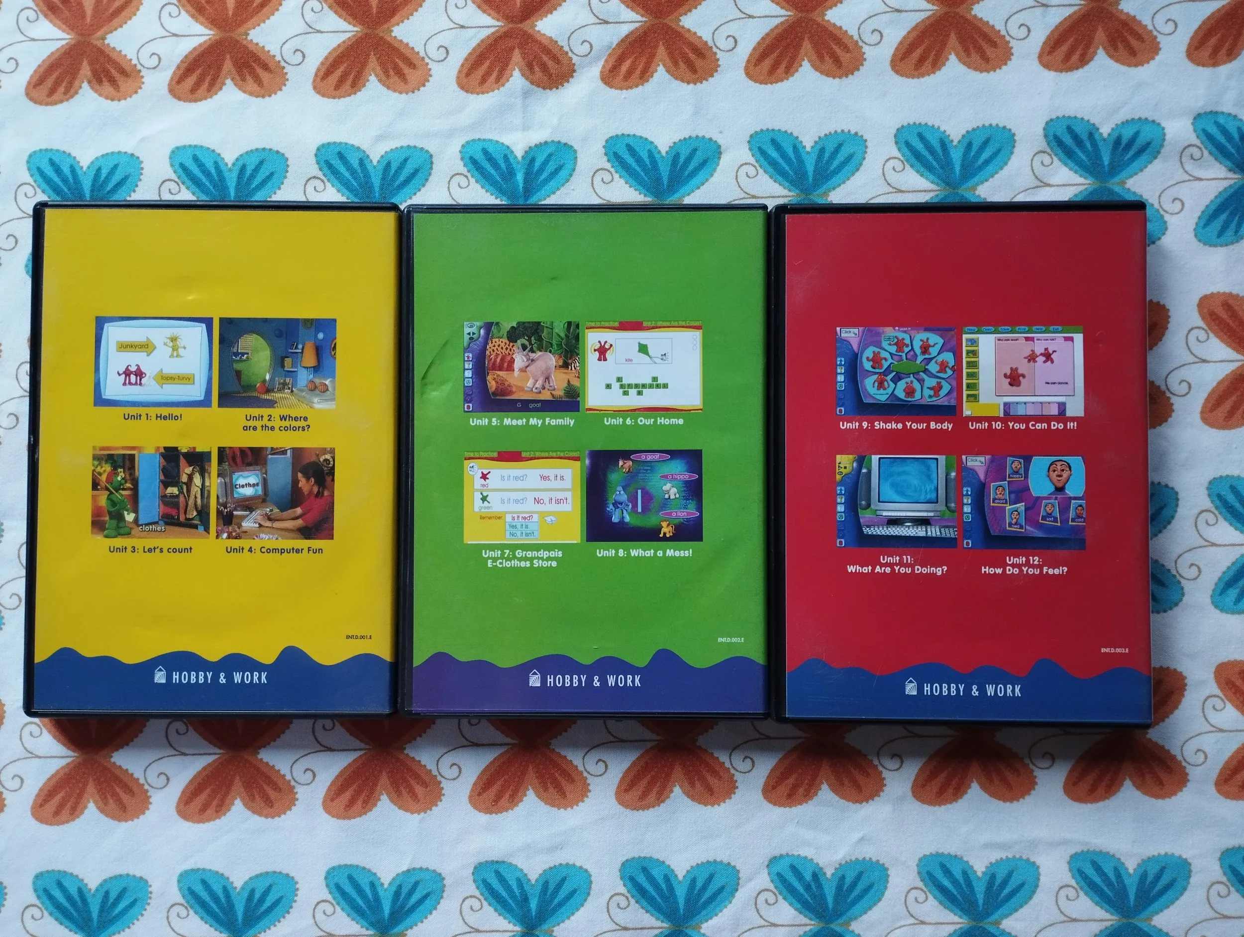 english time 1,2,3 - lot dvda - slika 2