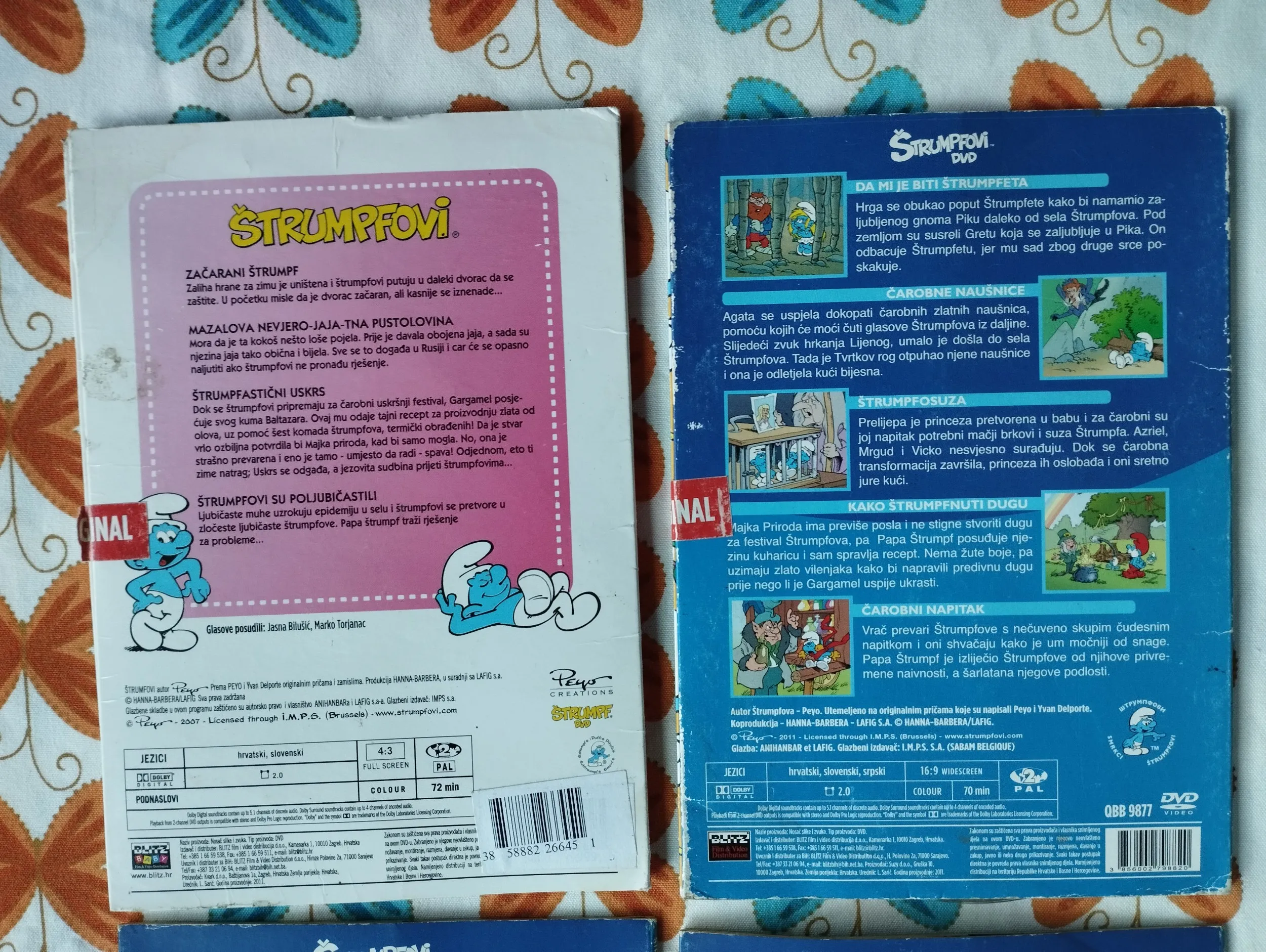 štrumpfovi dvd lot - slika 2