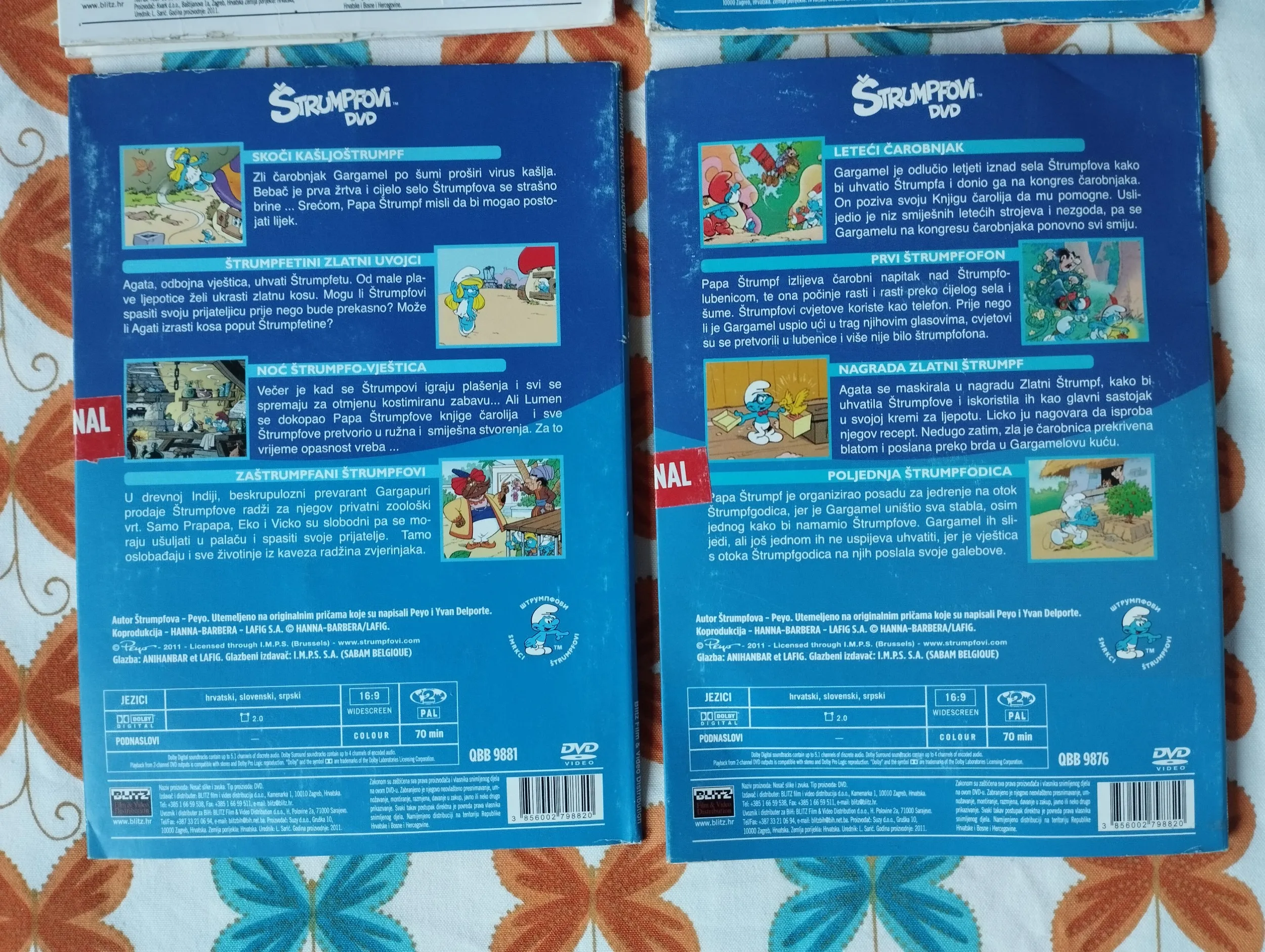 štrumpfovi dvd lot - slika 3