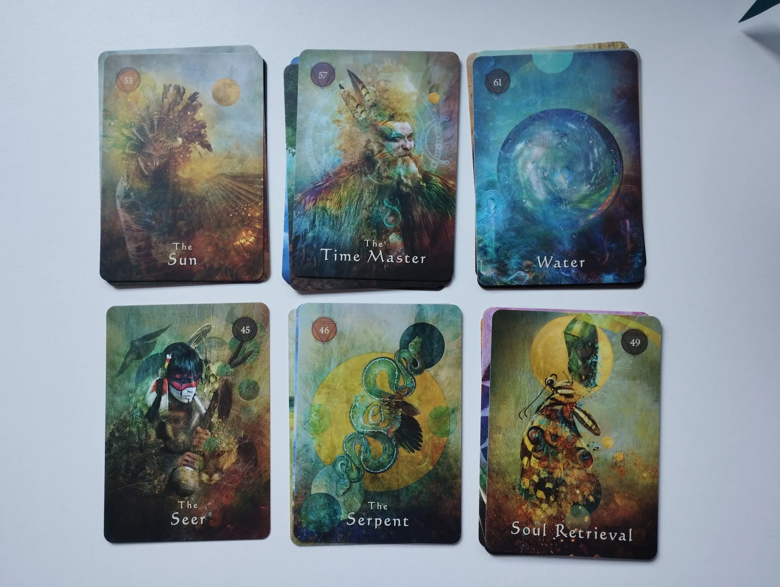 villoldo,baron - reid, lobos - mystical shaman oracle - karte - slika 8