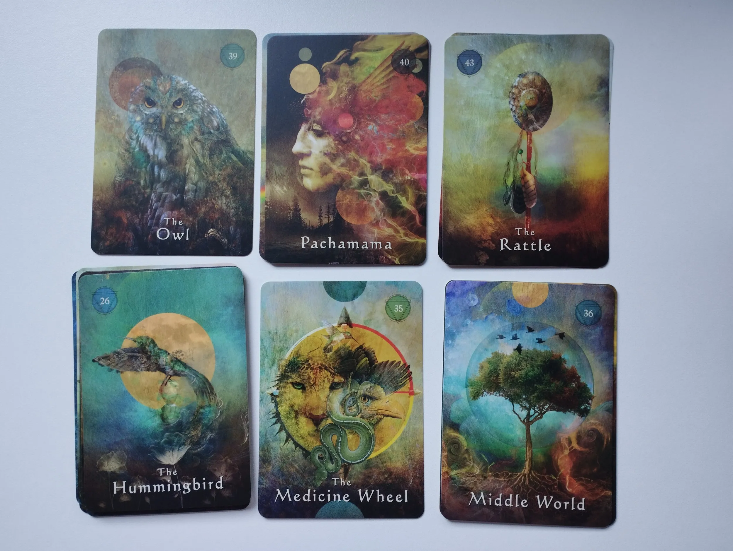 villoldo,baron - reid, lobos - mystical shaman oracle - karte - slika 9