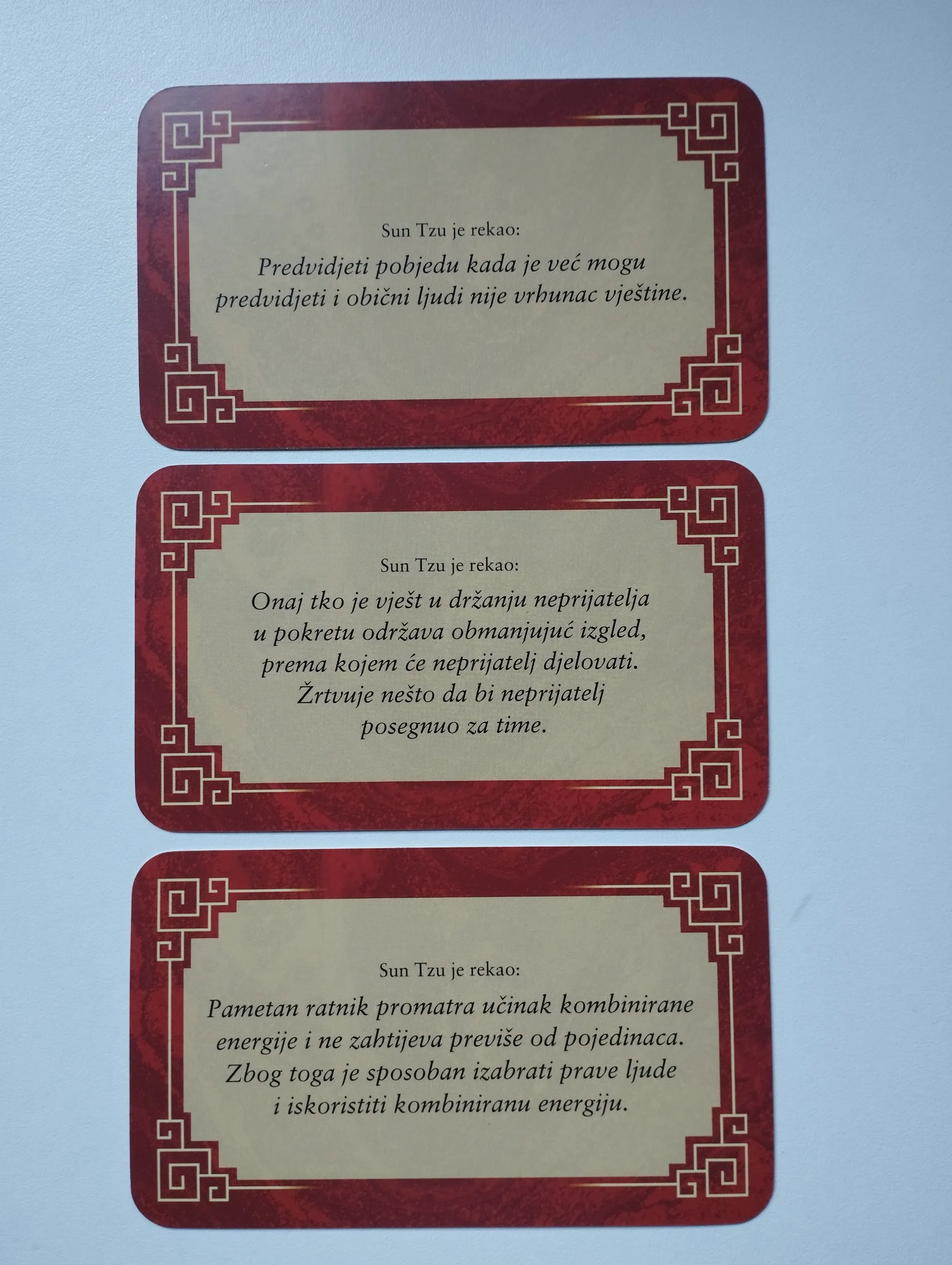 sun tzu - umijeće ratovanja, kartice za strateško savjetovanje - slika 7