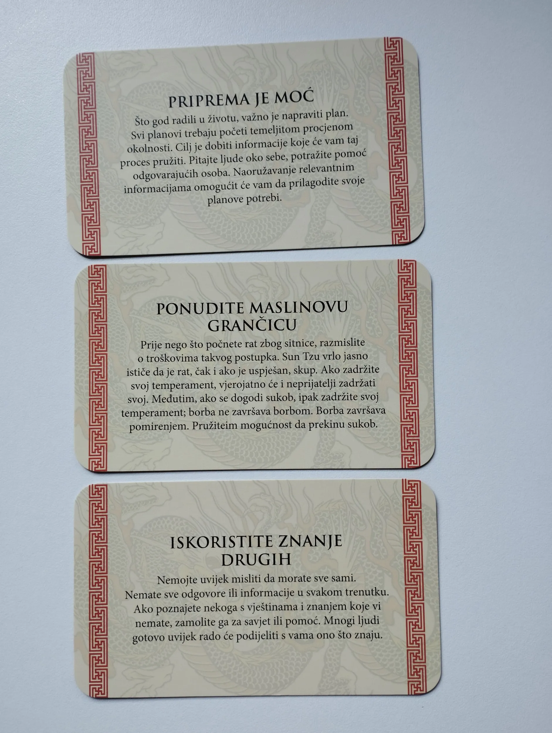 sun tzu - umijeće ratovanja, kartice za strateško savjetovanje - slika 8