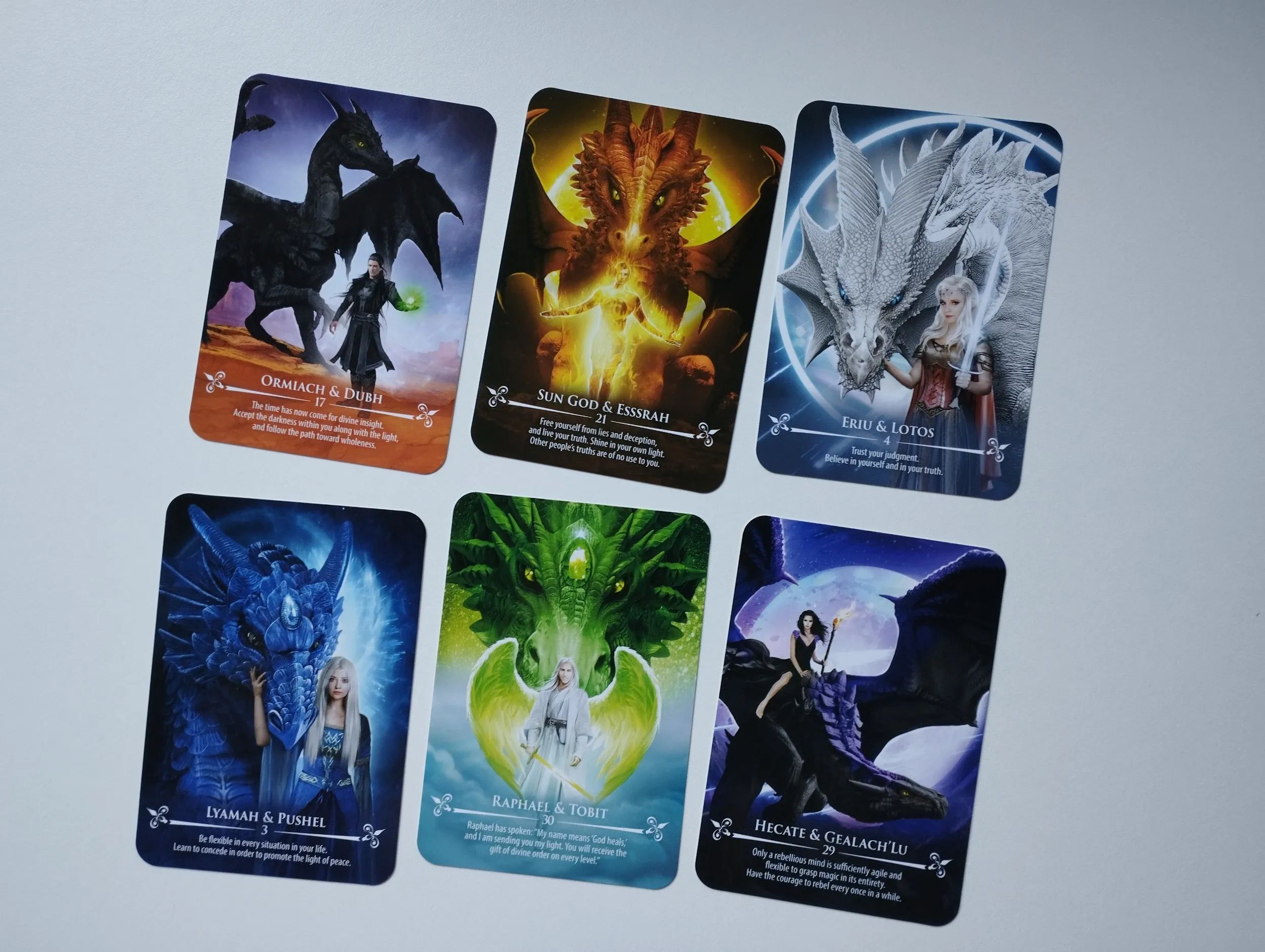 christine arana fader - the dragon riders oracle - karte - slika 6