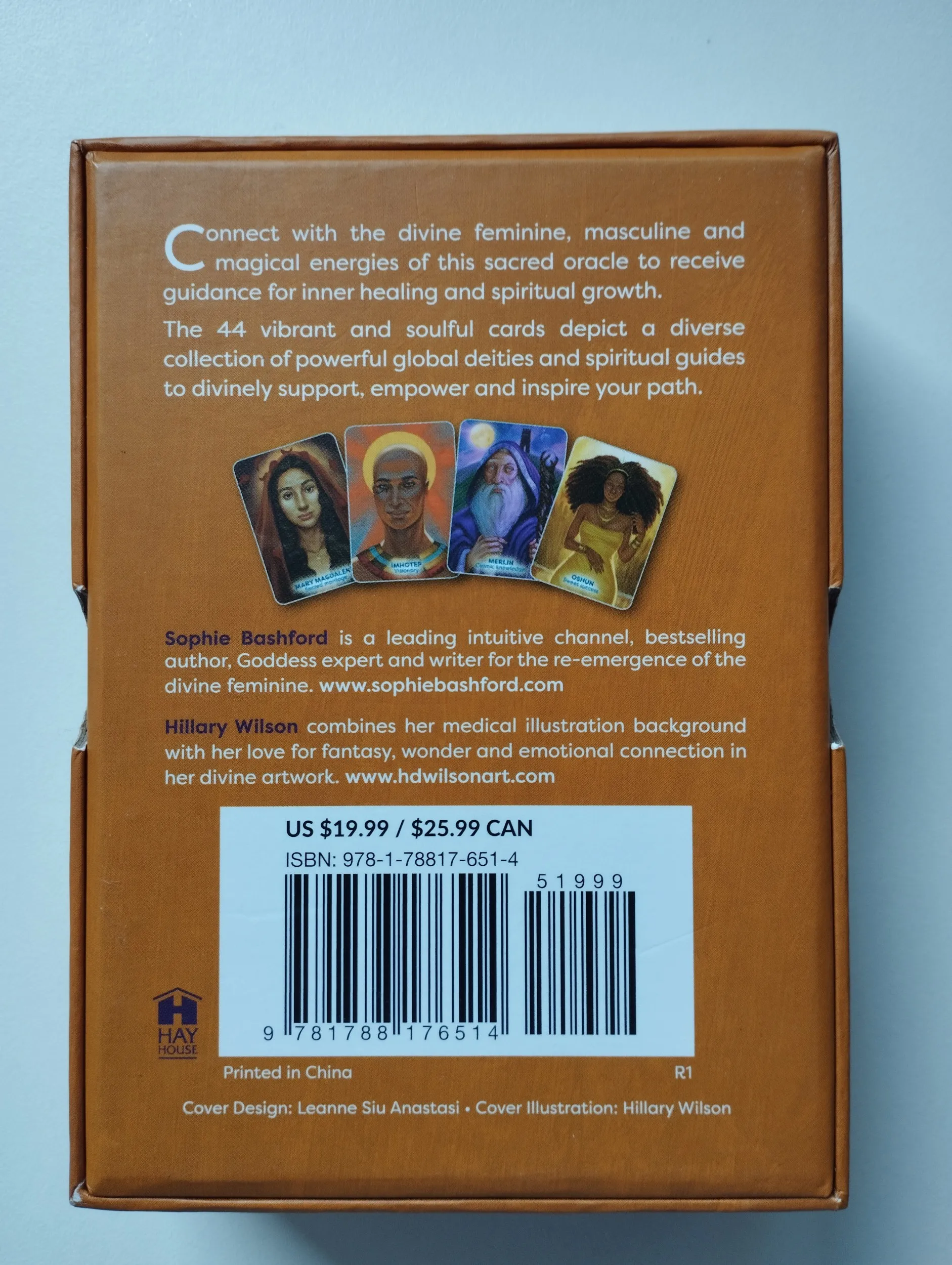sophie bashford - goddesses, gods & guardians oracle karte - slika 2