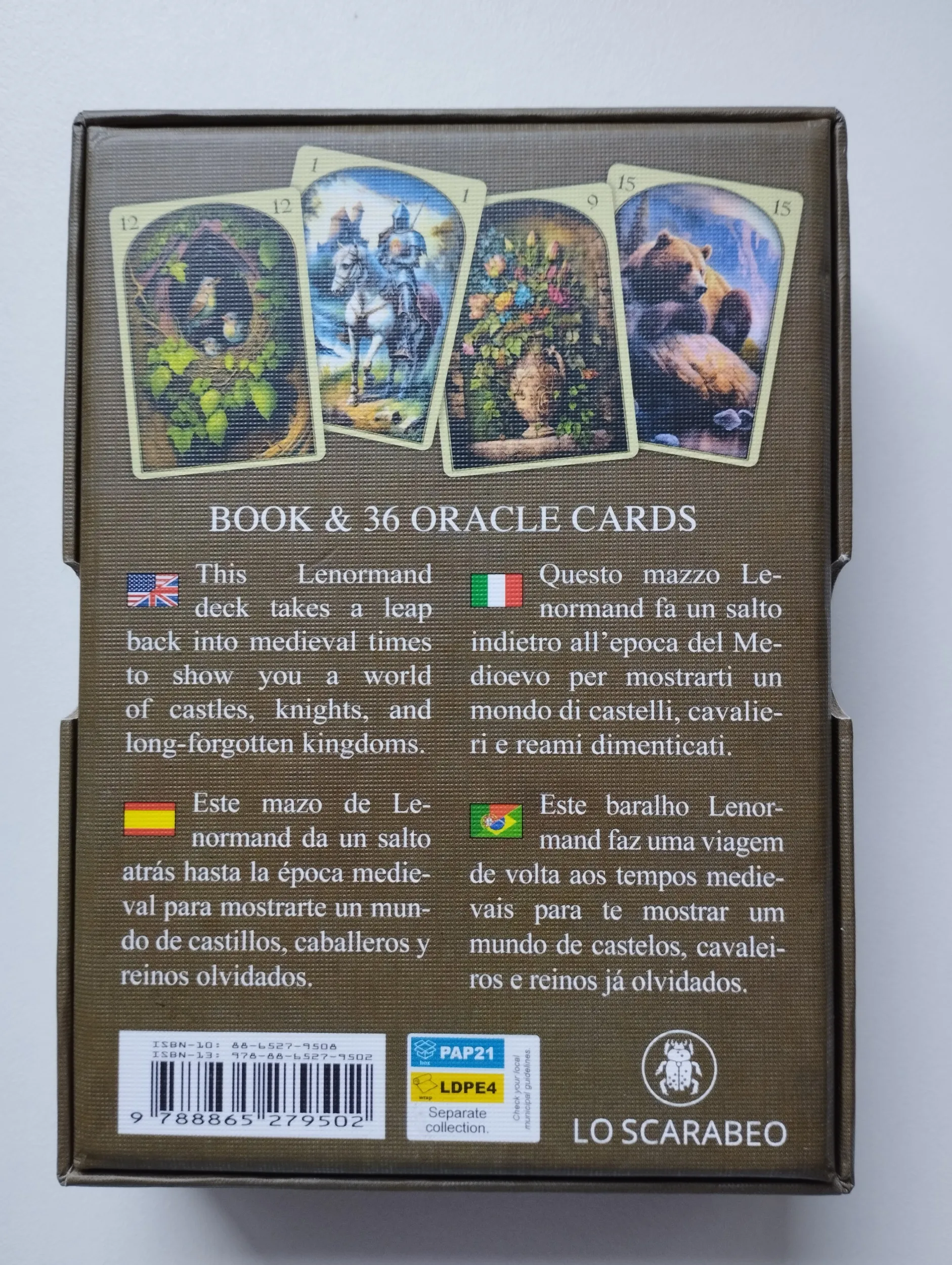 arturo villone - medieval lenormand oracle karte - slika 2