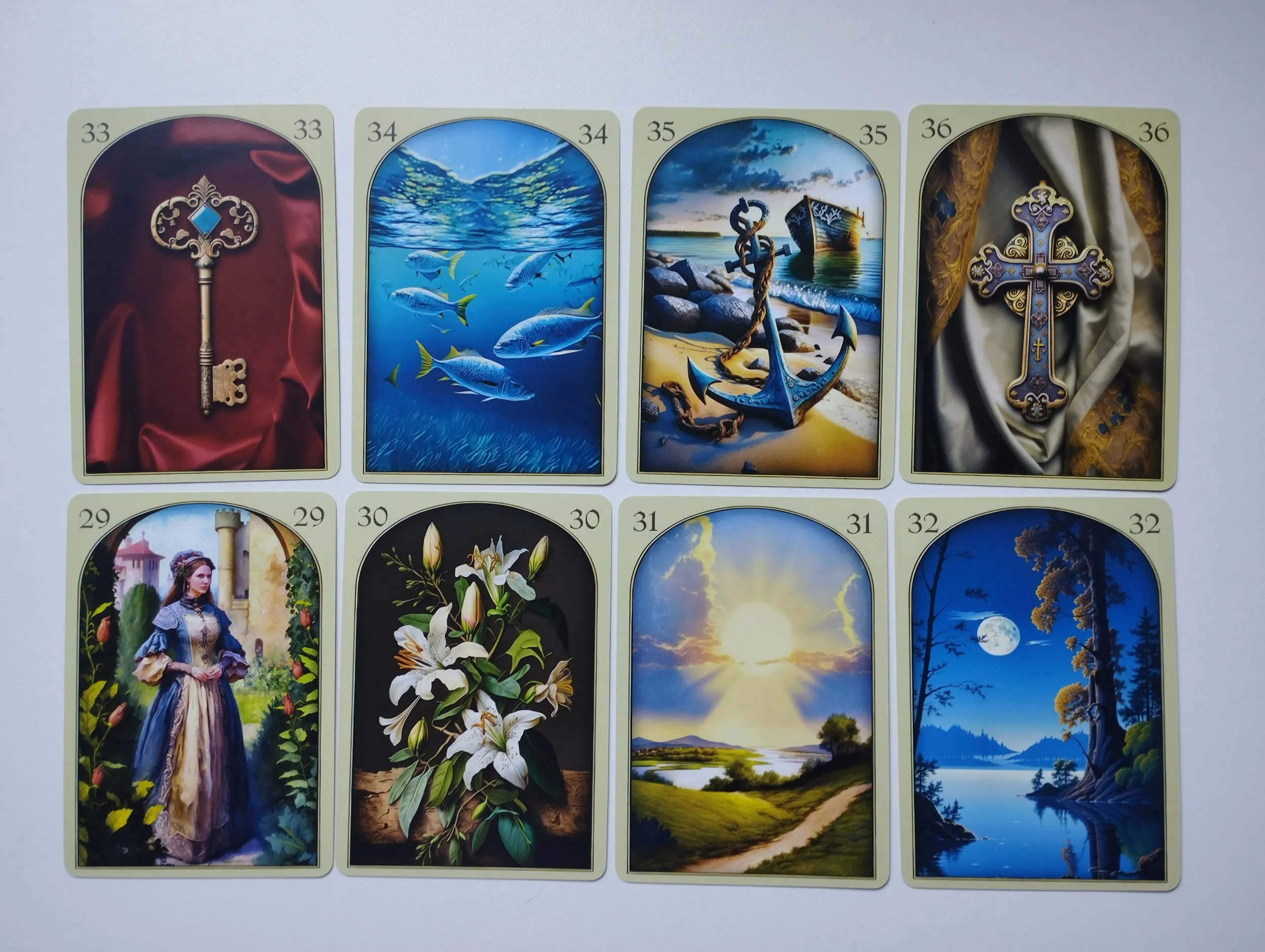 arturo villone - medieval lenormand oracle karte - slika 5