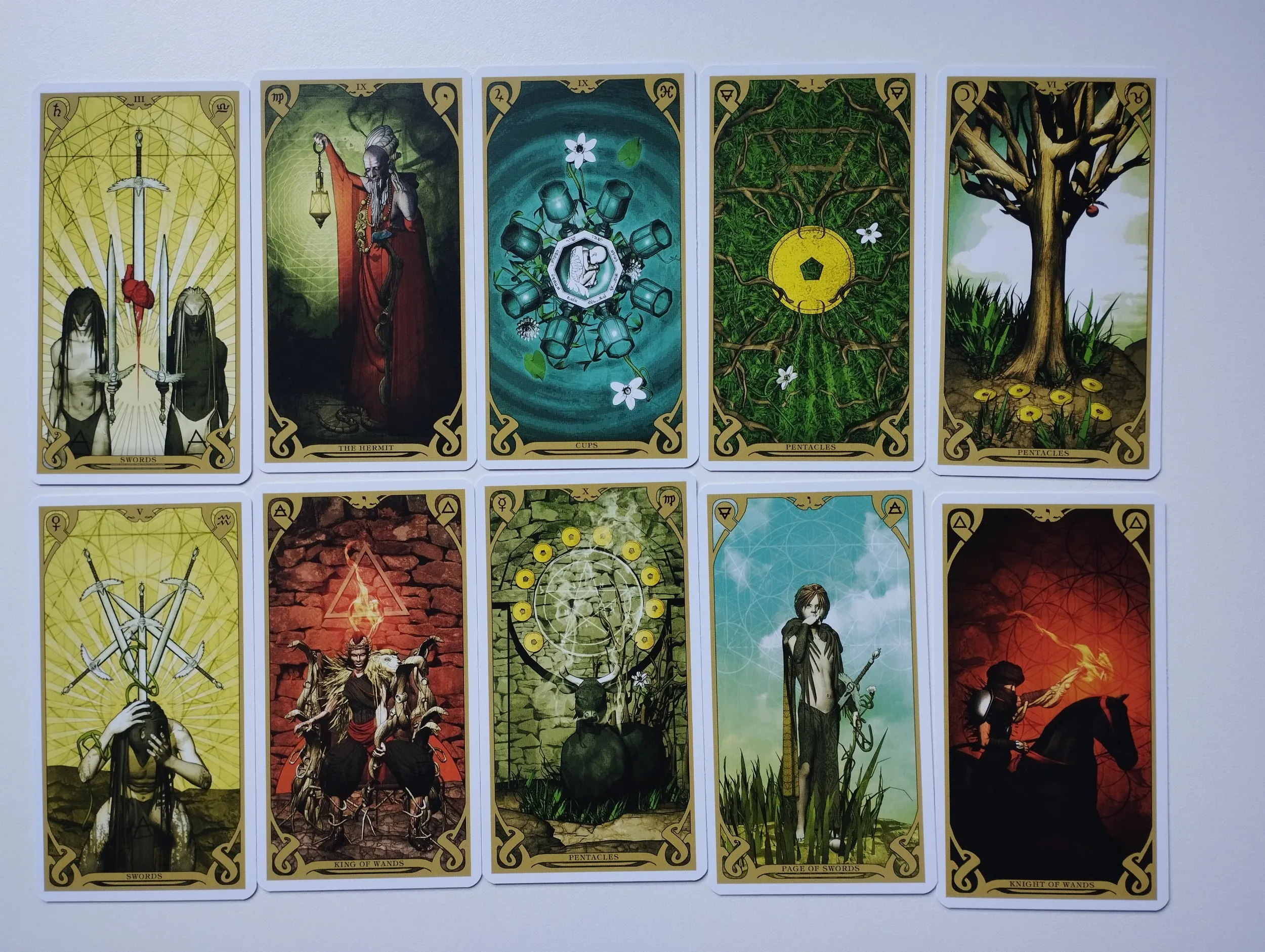 pablo listrani - night sun tarot karte - slika 6
