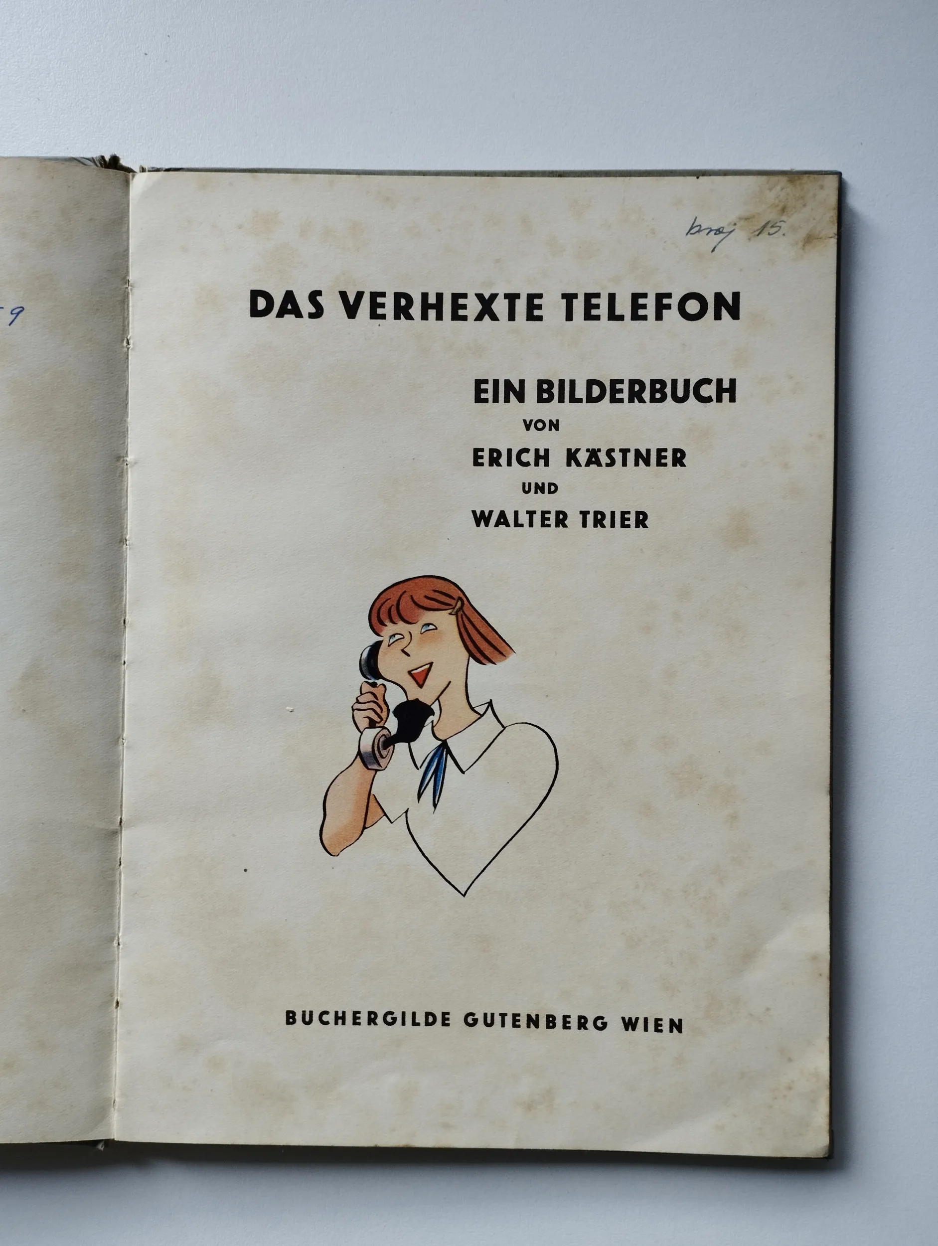 erich kastner - das verhexte telefon (njem) 1954 - slika 3
