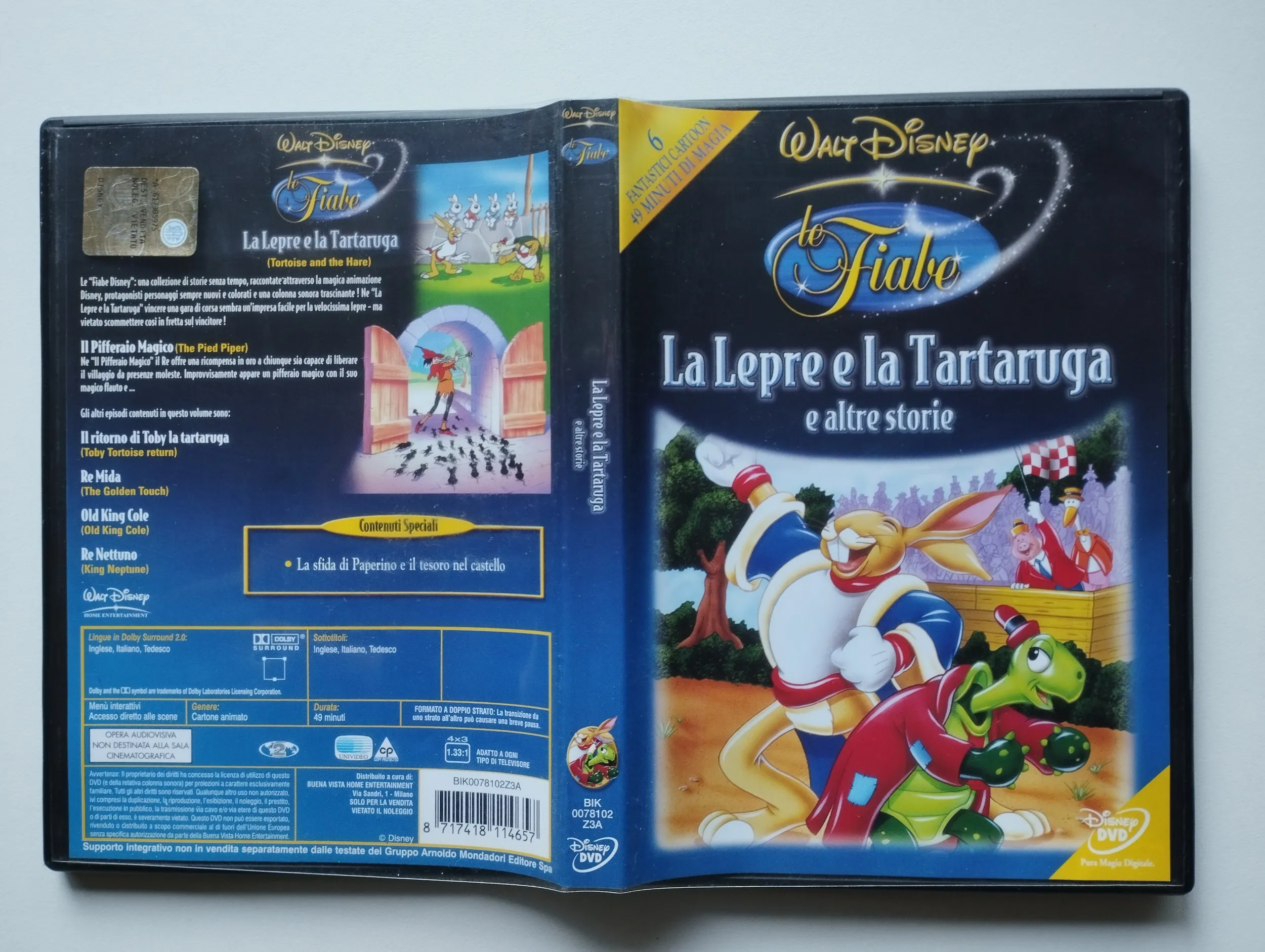 Disney - Tortoise and the Hare / Kornjača i zec i druge priče DVD - Samobor
