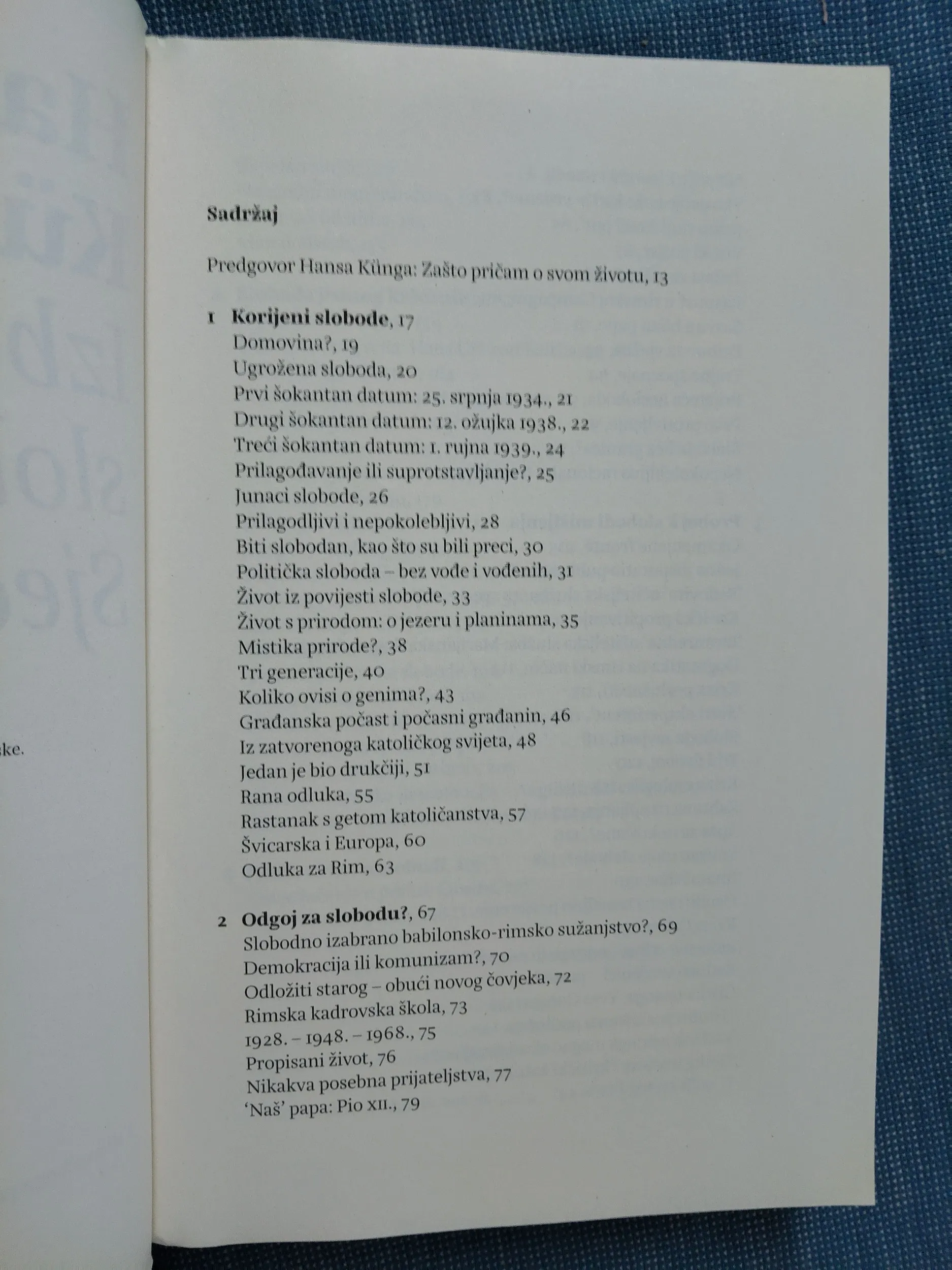 hans küng – izborena sloboda: sjećanja - slika 4