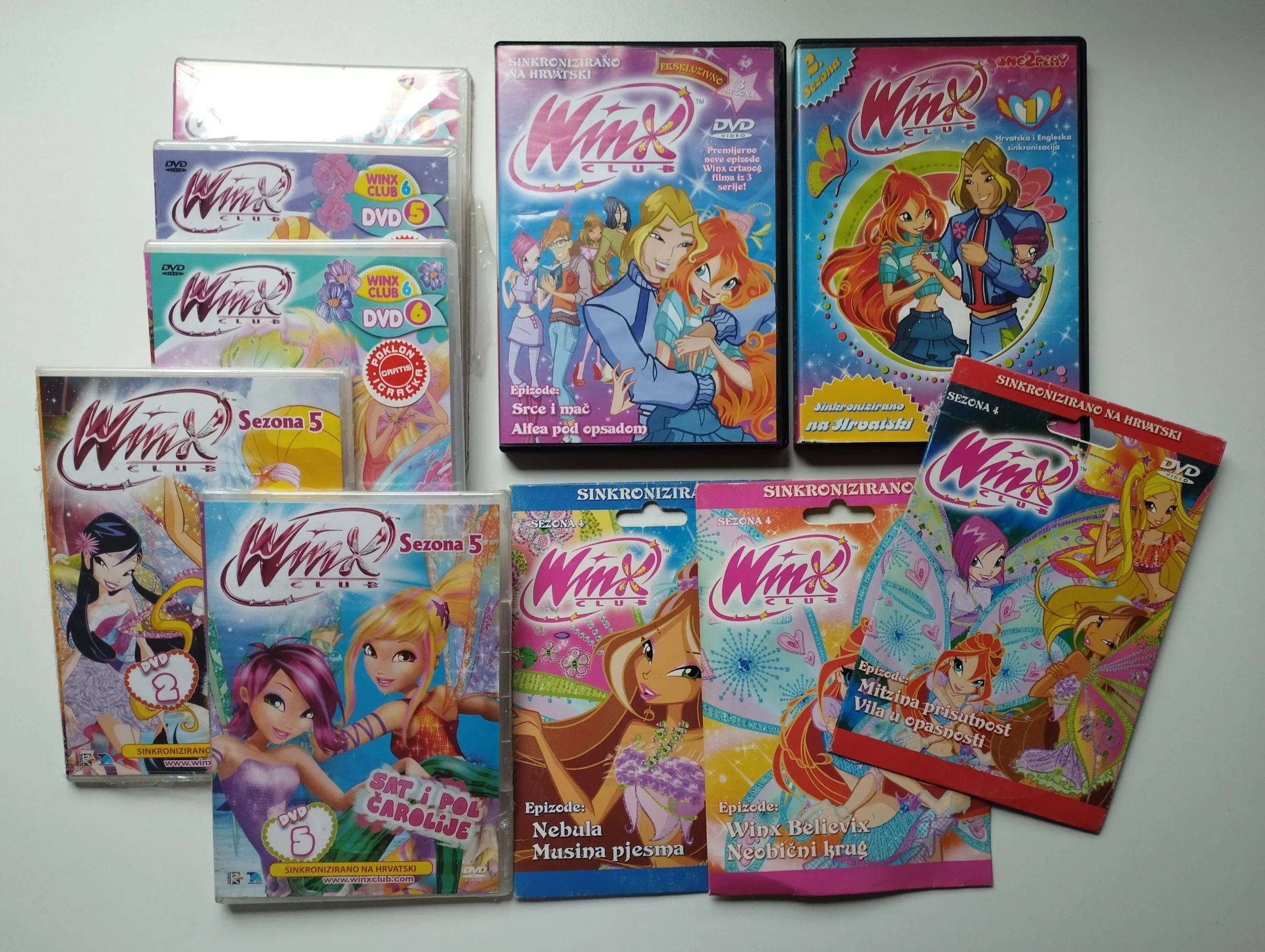 Winx - više naslova DVD NOVO - Samobor