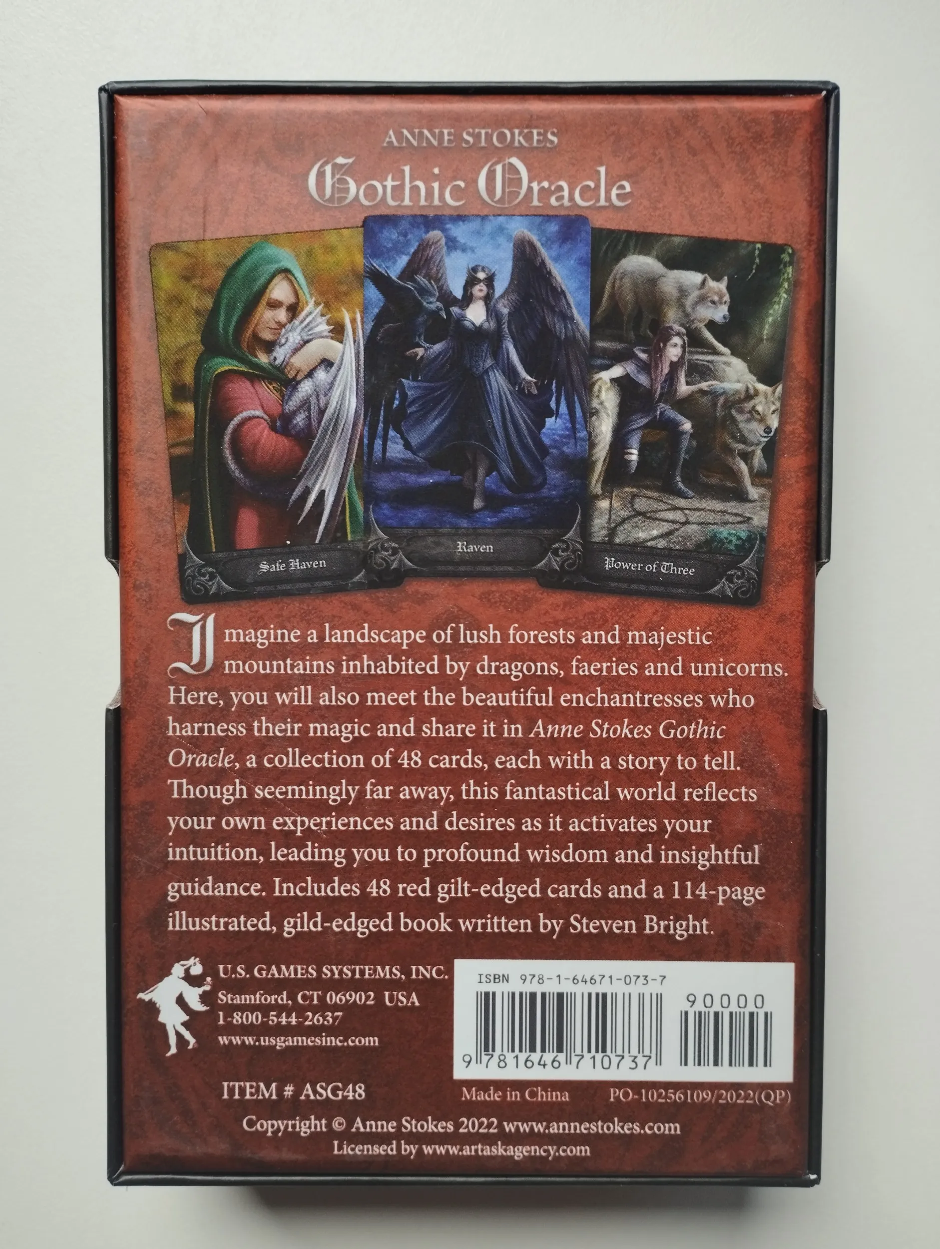 anne stokes - gothic oracle karte - slika 2