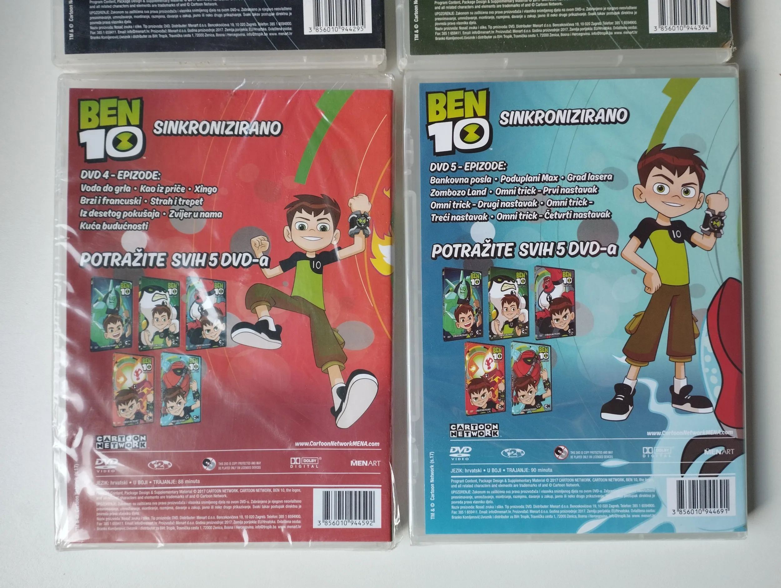 ben 10 - sezona 1 dvd 1,2,4,5 novo - slika 3
