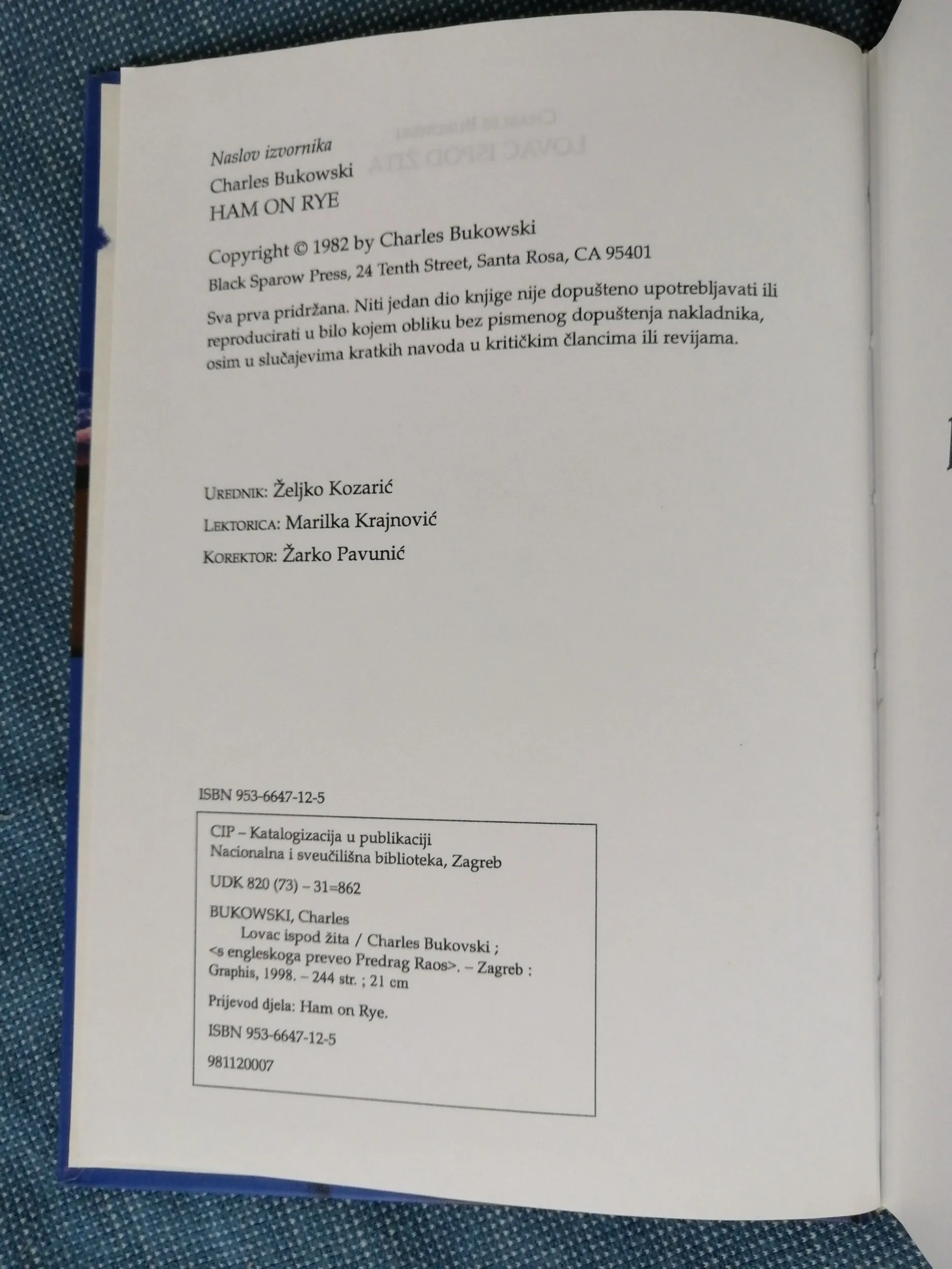 charles bukowski – lovac ispod žita - slika 3