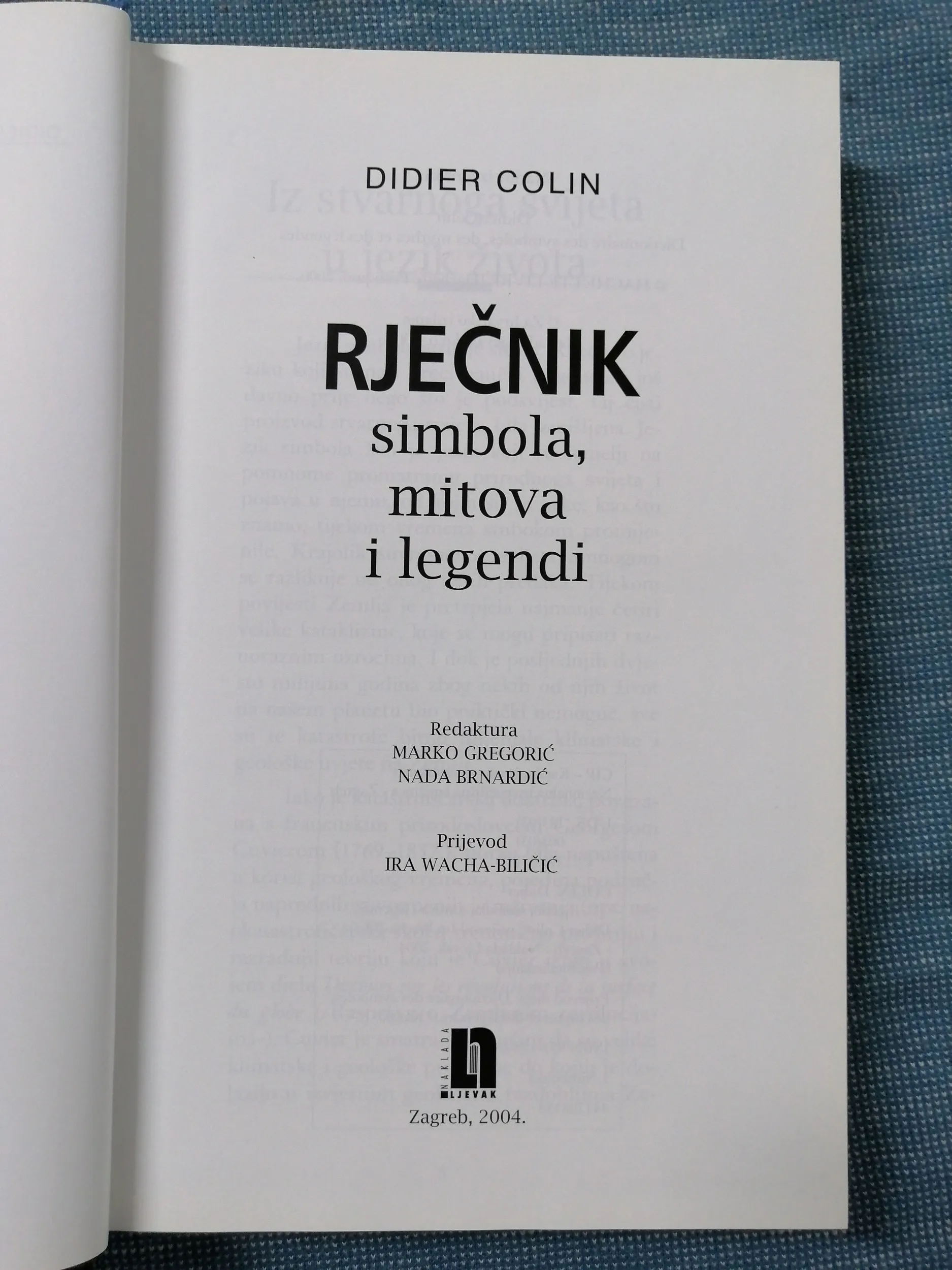 didier colin – rječnik simbola, mitova i legendi - slika 2