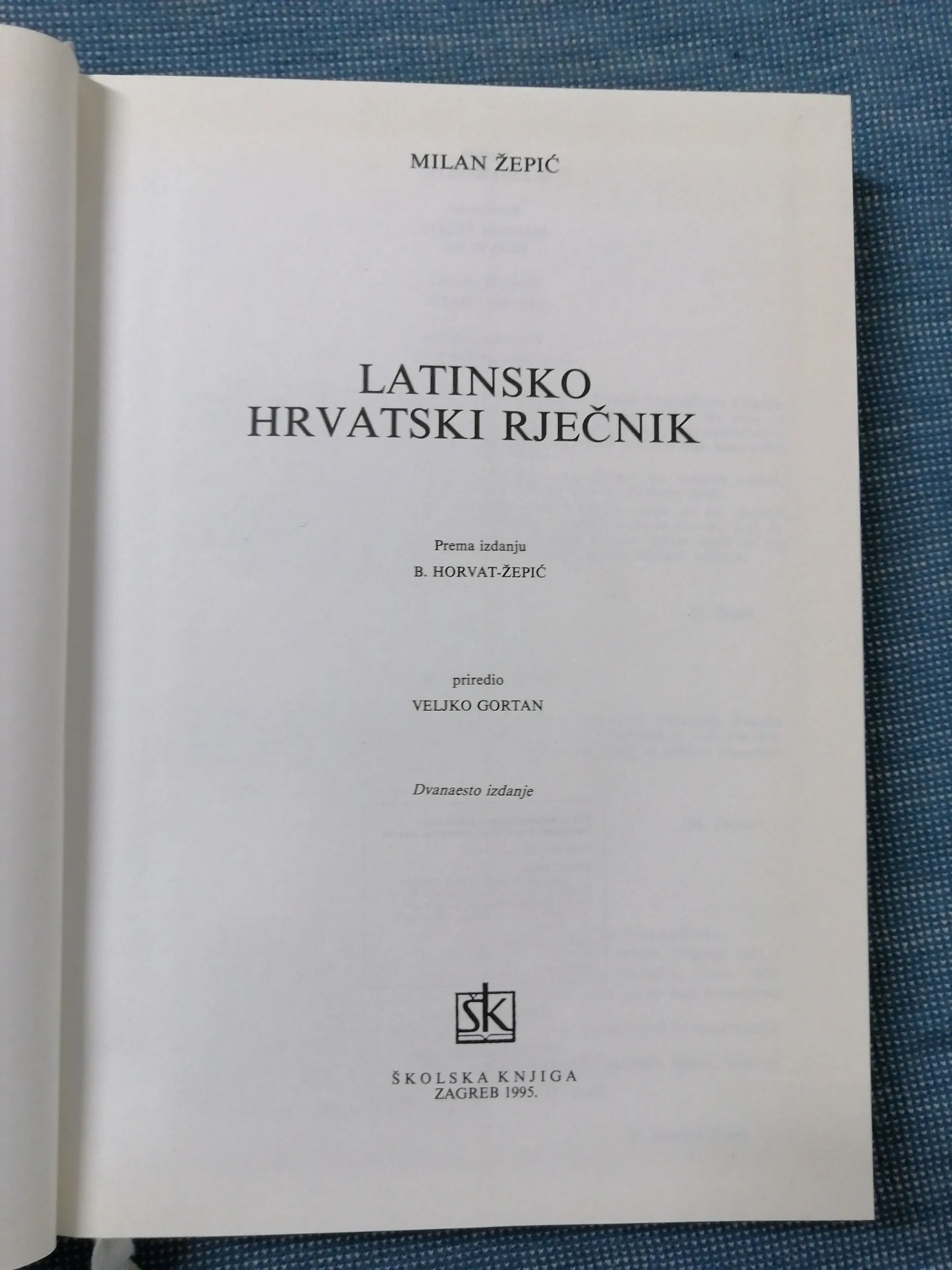 milan žepić – latinsko-hrvatski rječnik - slika 2