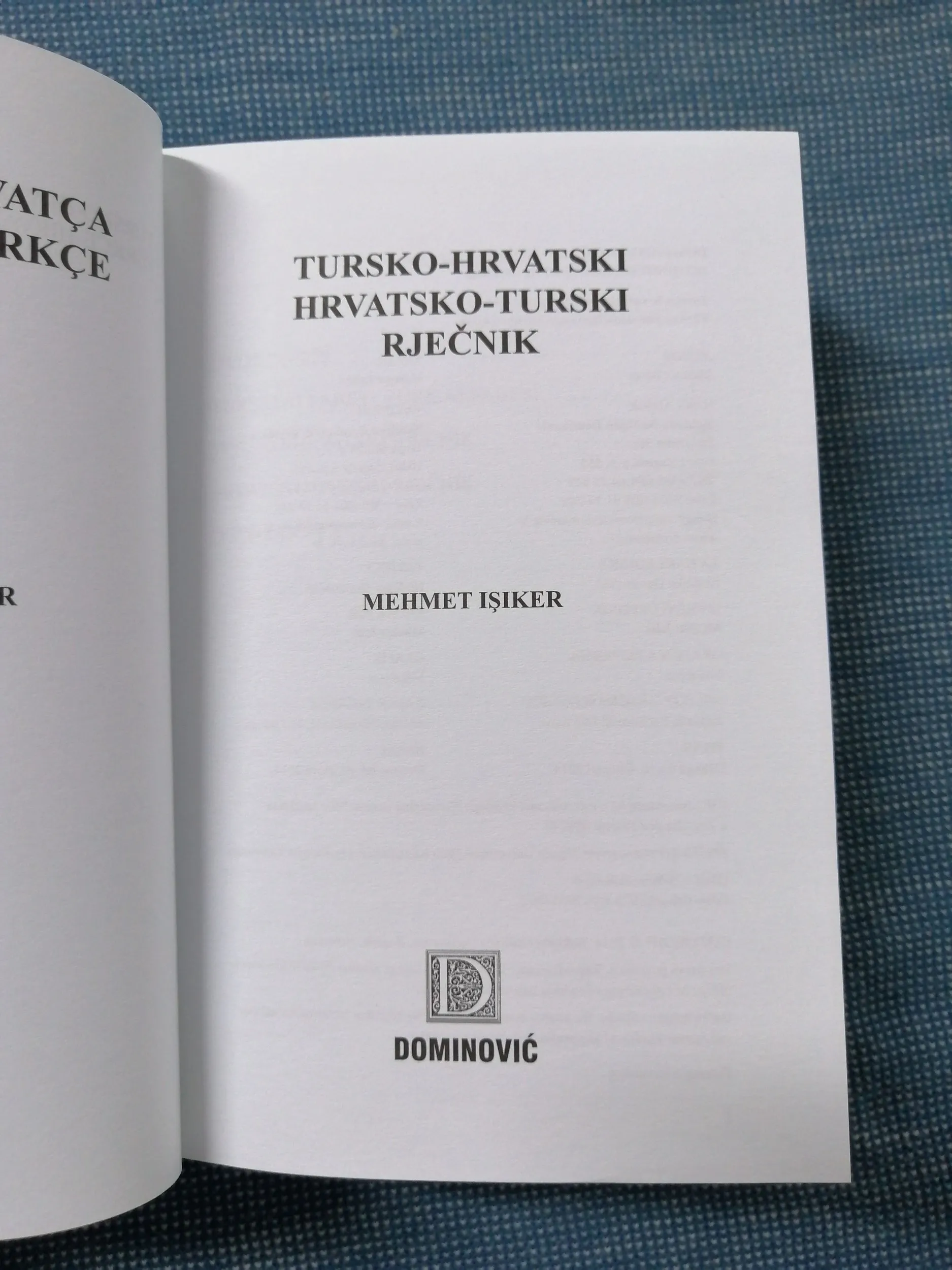 mehmet isiker – tursko-hrvatski, hrvatsko-turski rječnik - slika 2