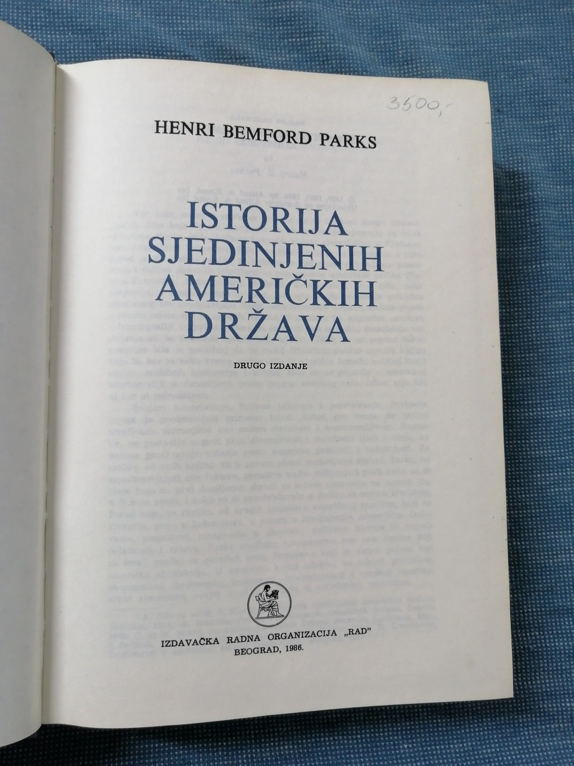 henri bemfort parks – istorija sjedinjenih američkih država - slika 2