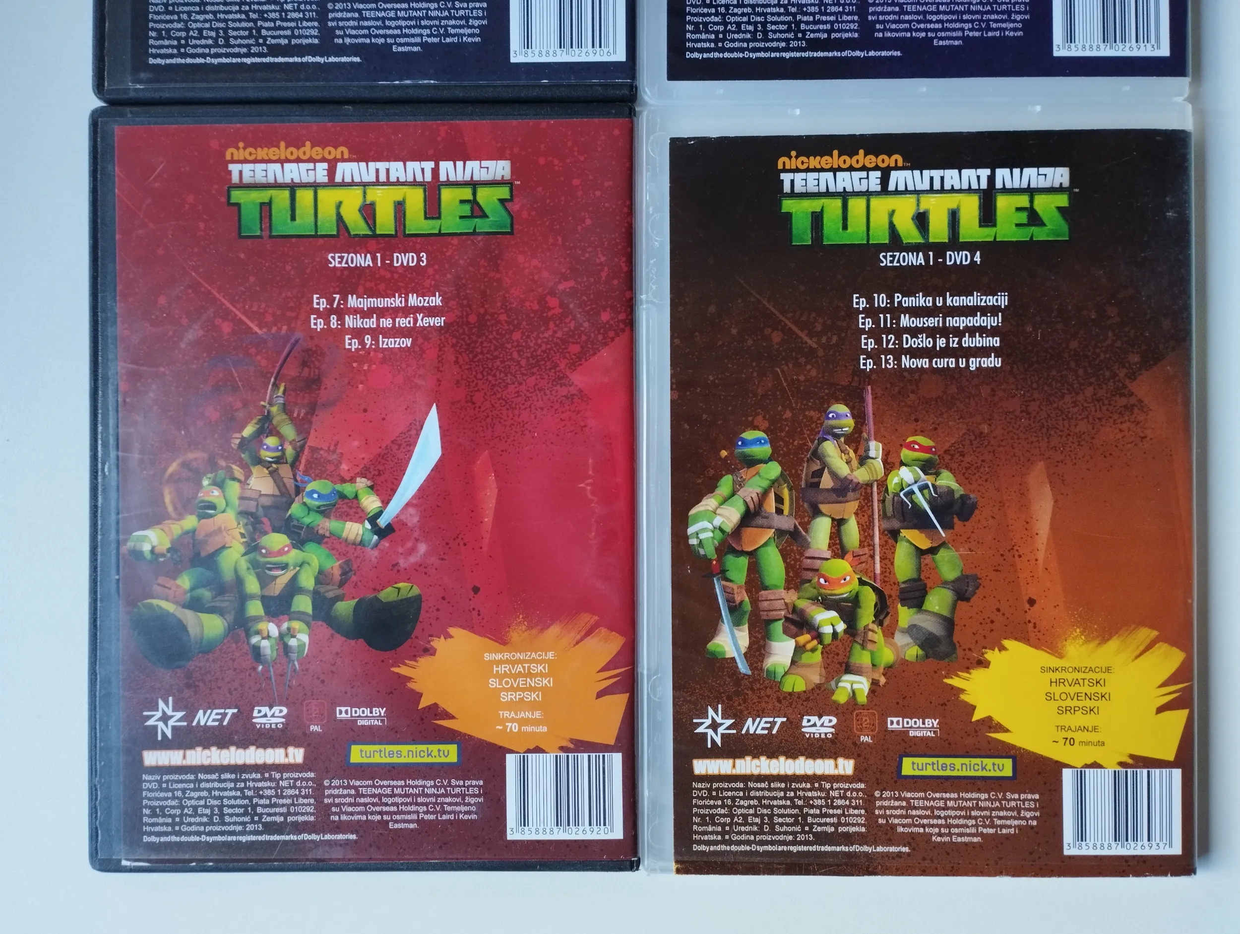 ninja kornjače sezona 1 dvd 1 - 4 - slika 3
