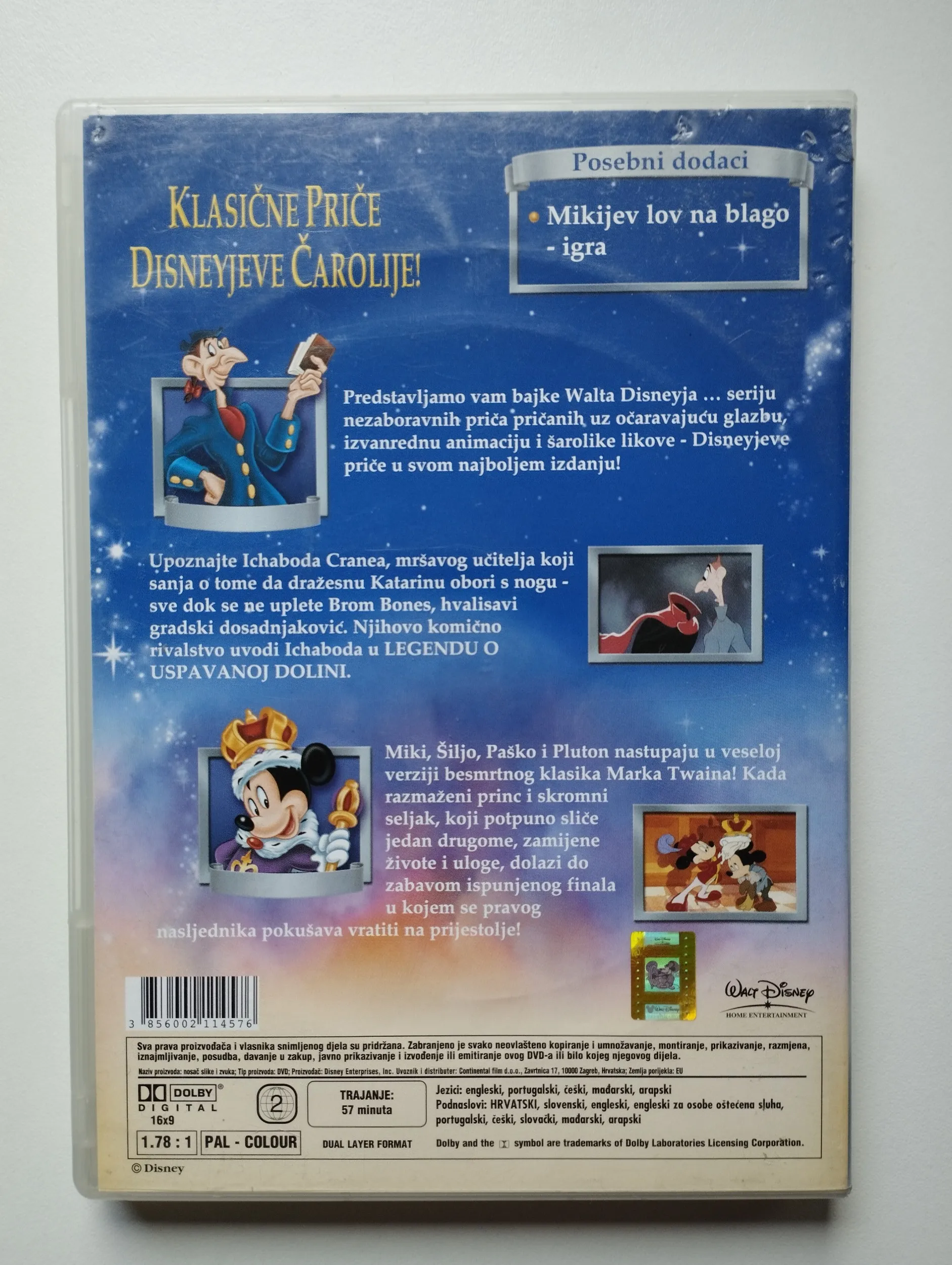 disney - najljepše disneyjeve bajke 1,3, 4 dvd - slika 2
