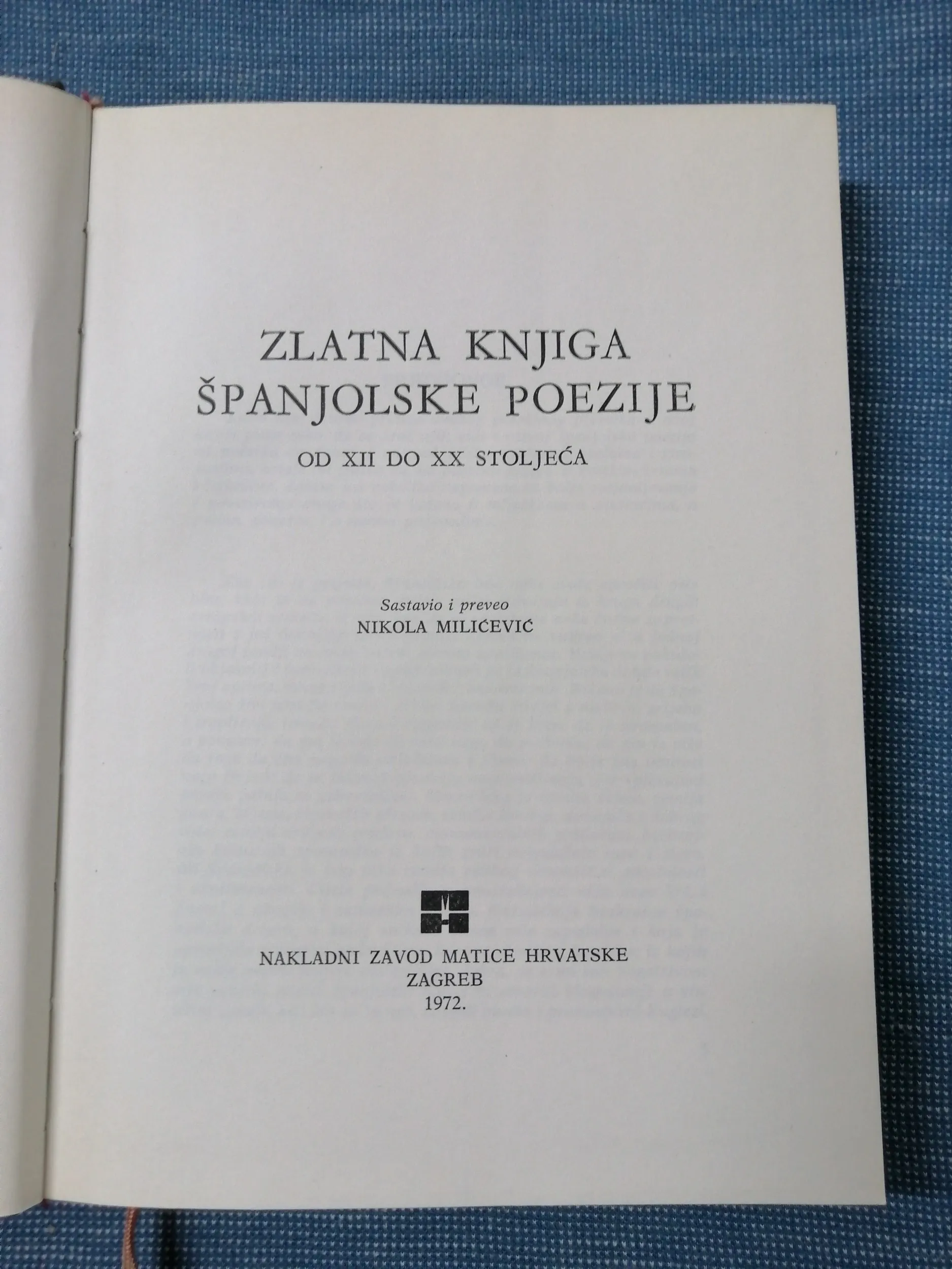 zlatna knjiga španjolske poezije od xii. do xx. stoljeća - slika 2
