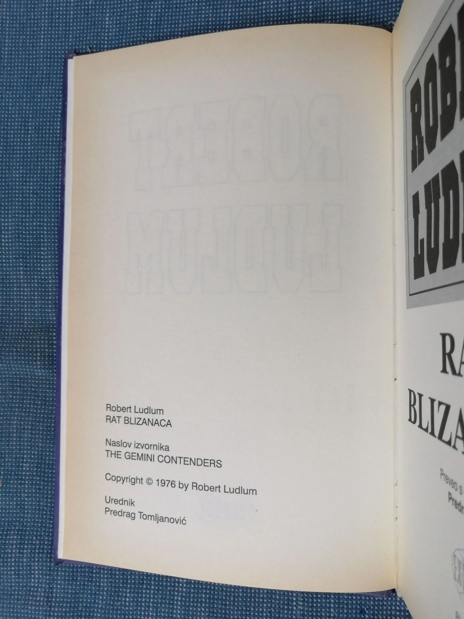 robert ludlum – rat blizanaca - slika 3