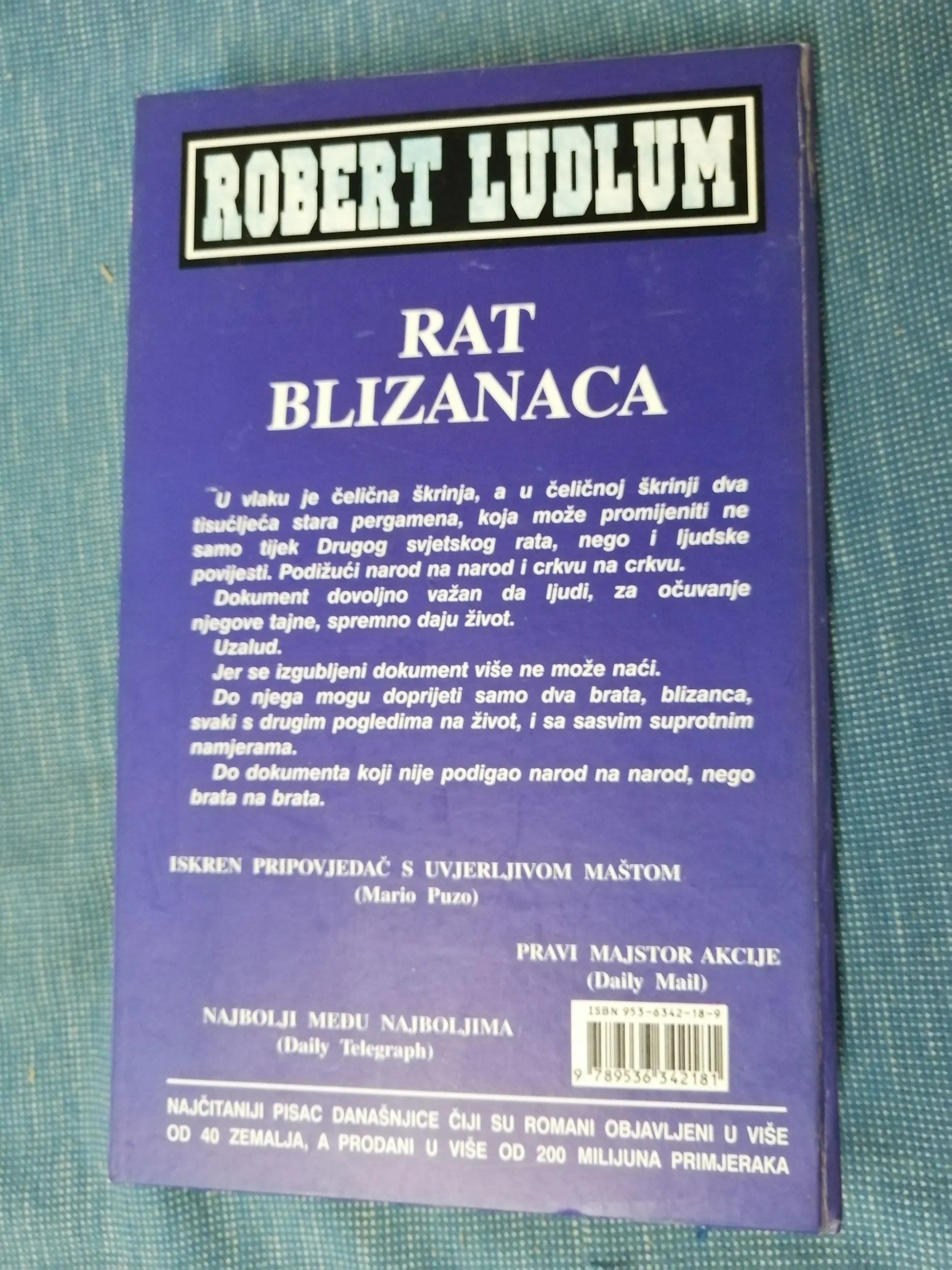 robert ludlum – rat blizanaca - slika 5