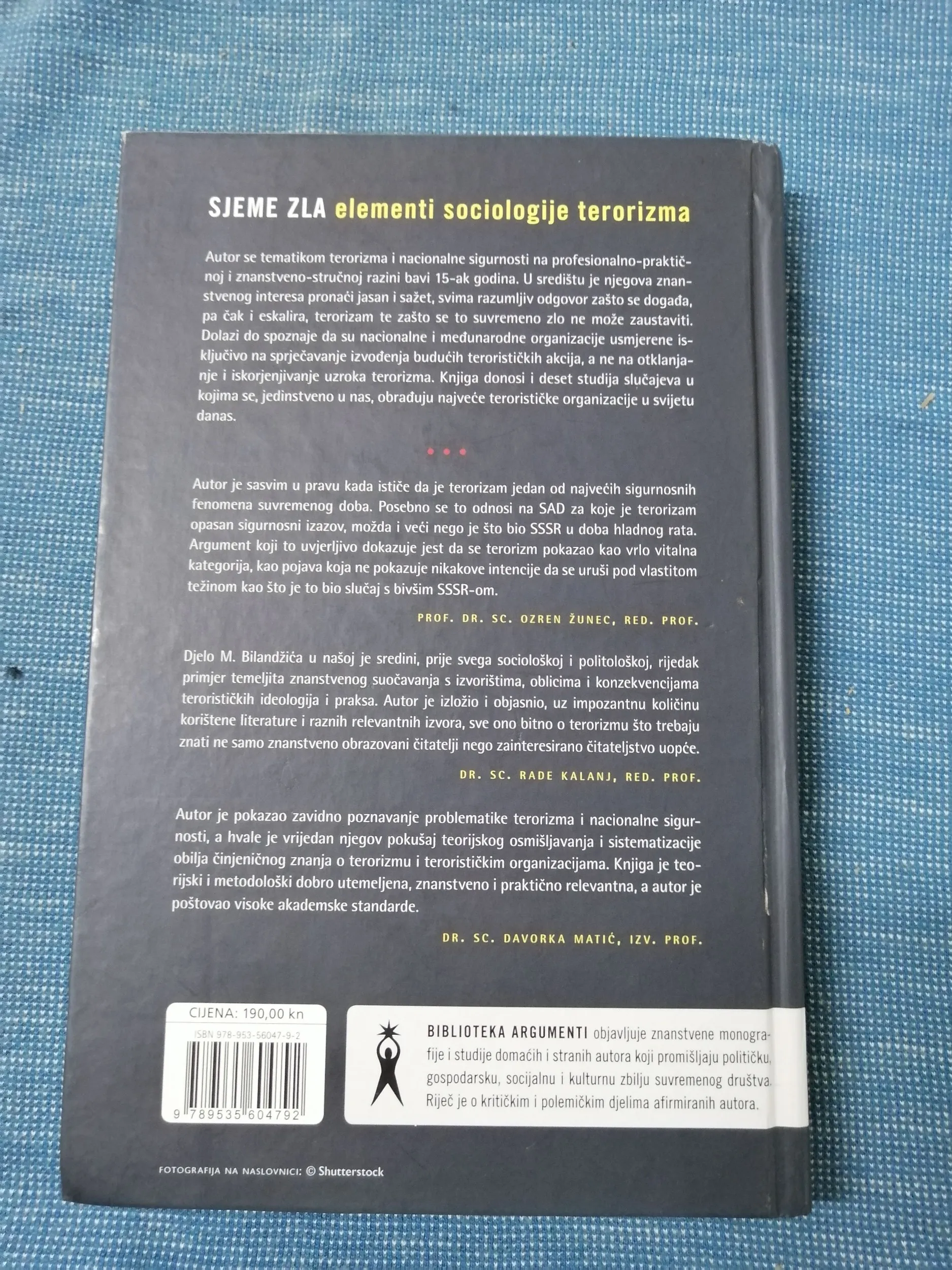 mirko bilandžić – sjeme zla : elementi sociologije terorizma - slika 7