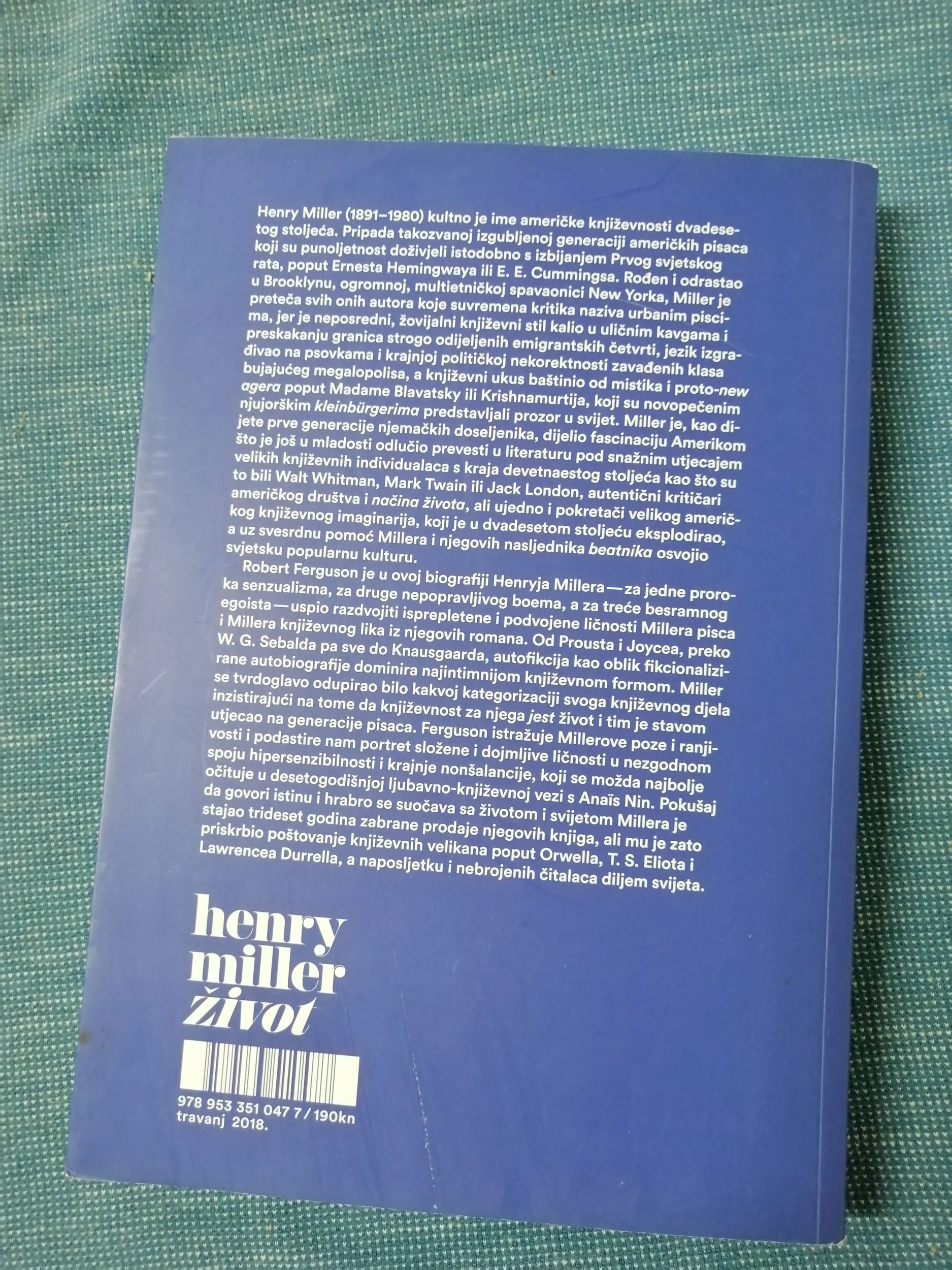 robert ferguson – henry miller život - slika 6