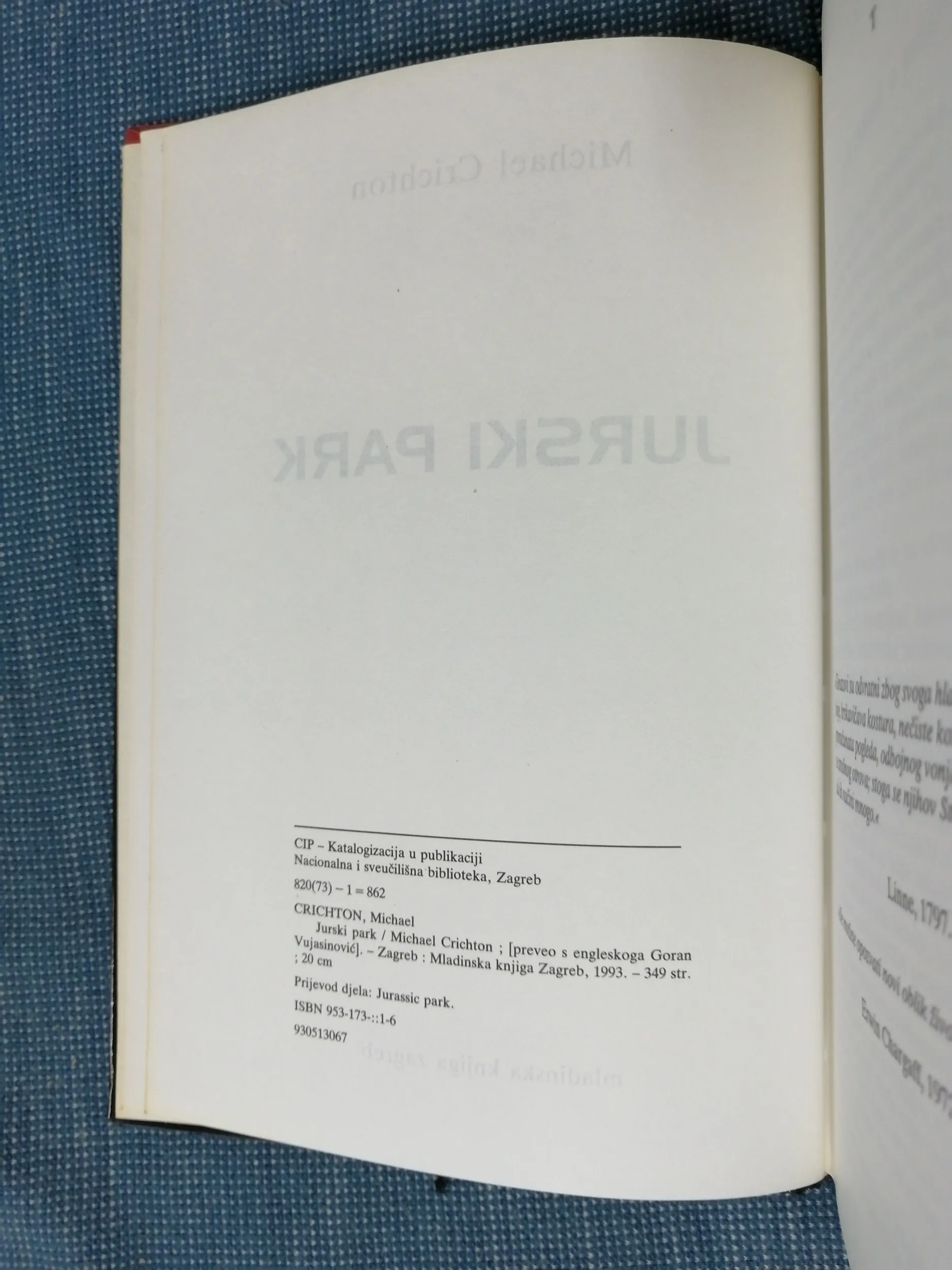 michael crichton – jurski park - slika 3