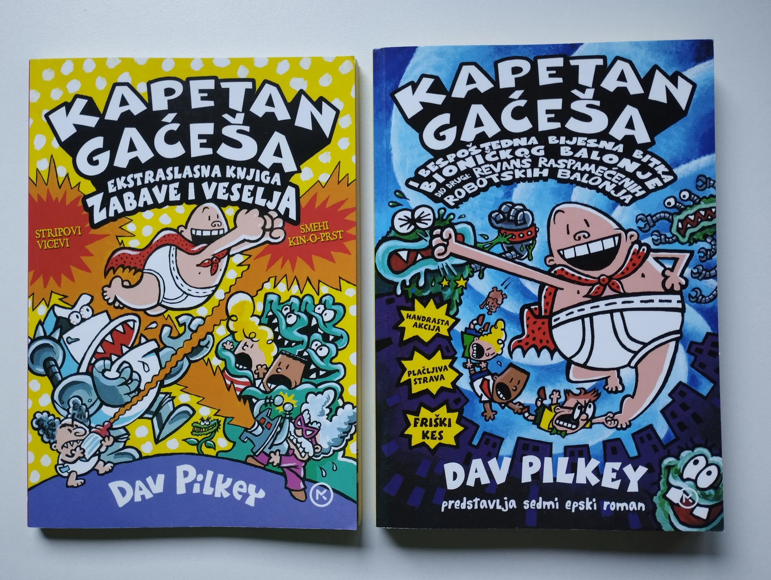 dav pilkey - kapetan gačeša - više naslova - slika 1