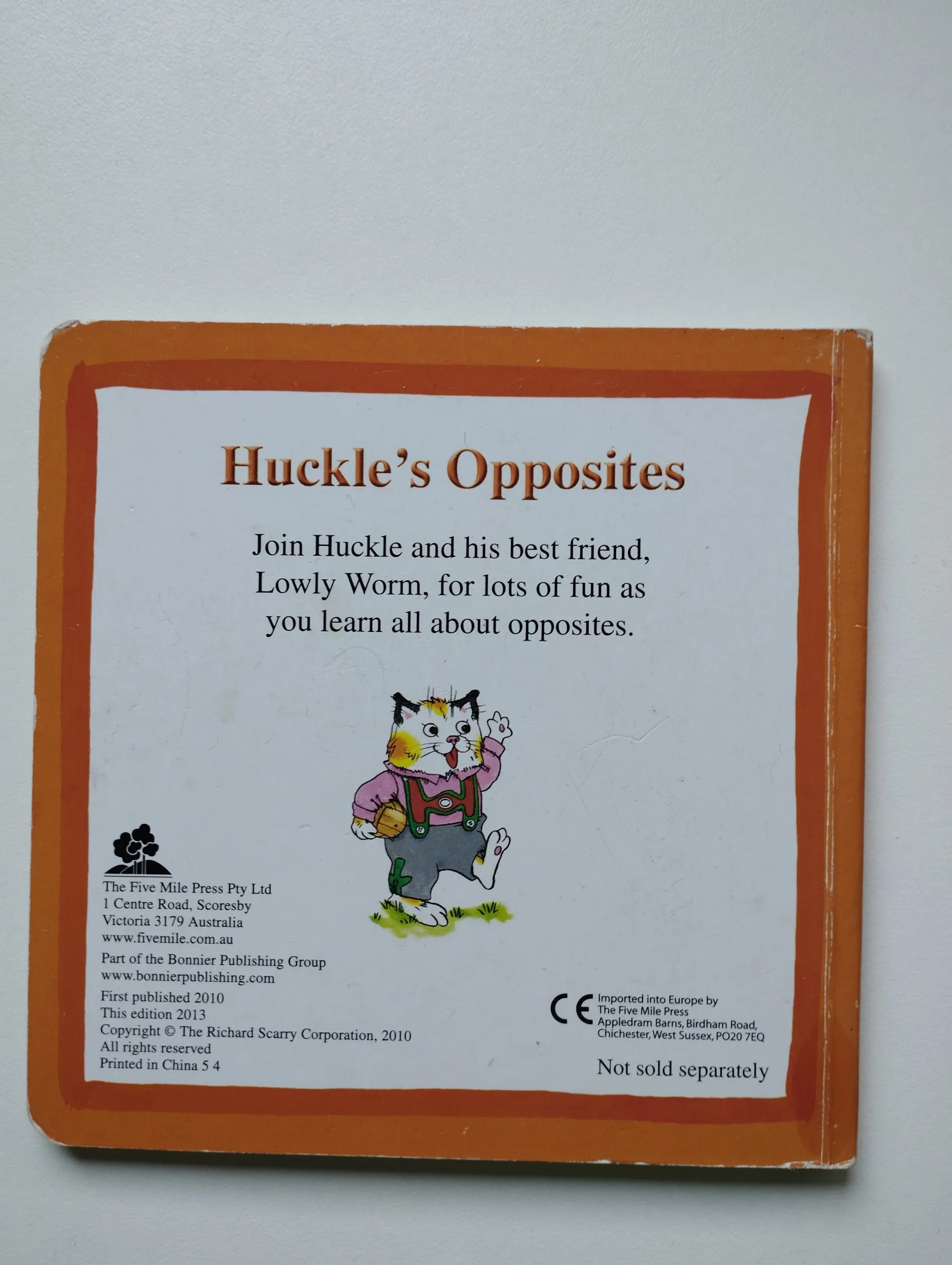richard scarry - my happy home, huckle`s opposites, huckle`s good ... - slika 5