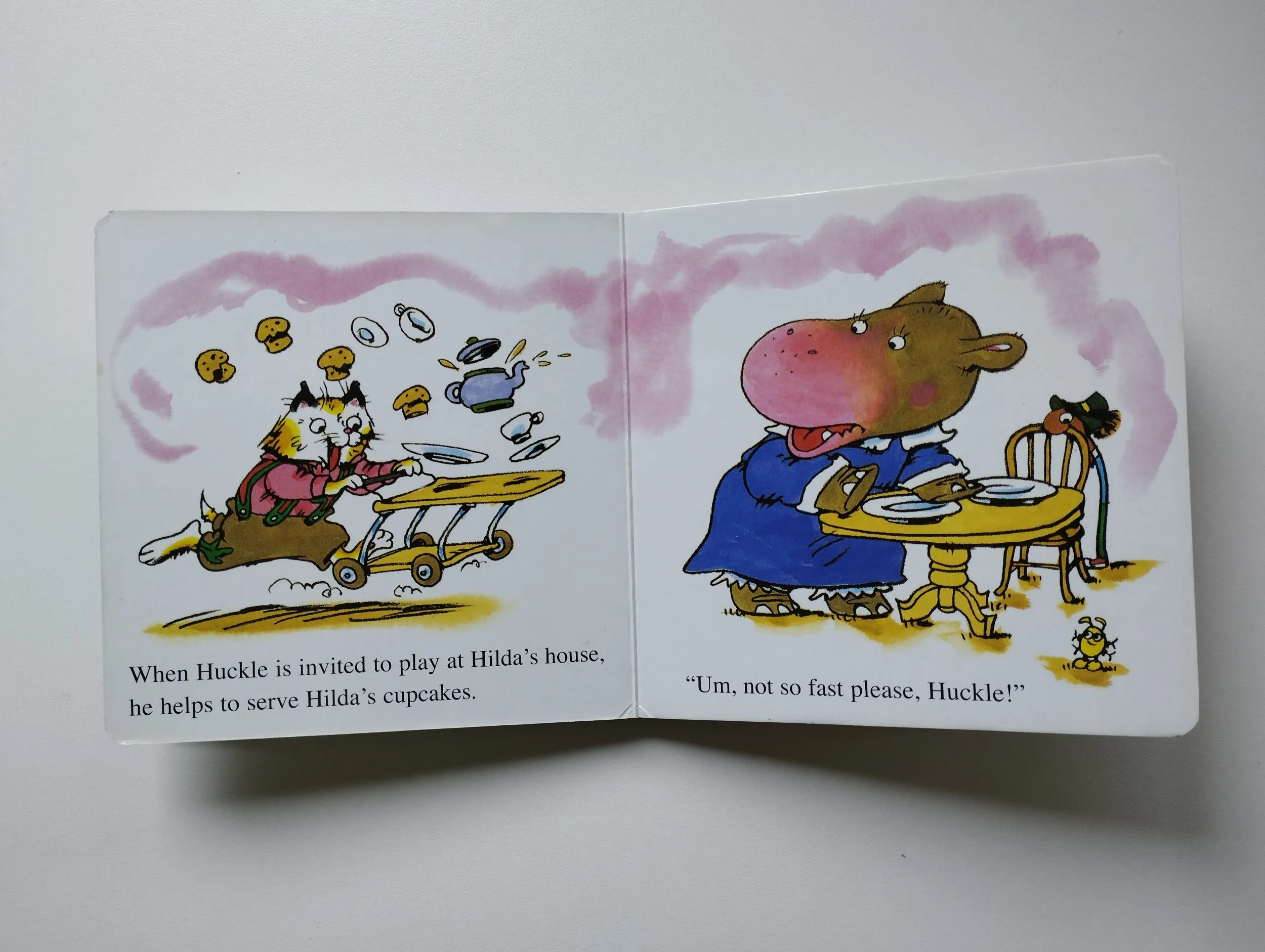 richard scarry - my happy home, huckle`s opposites, huckle`s good ... - slika 8