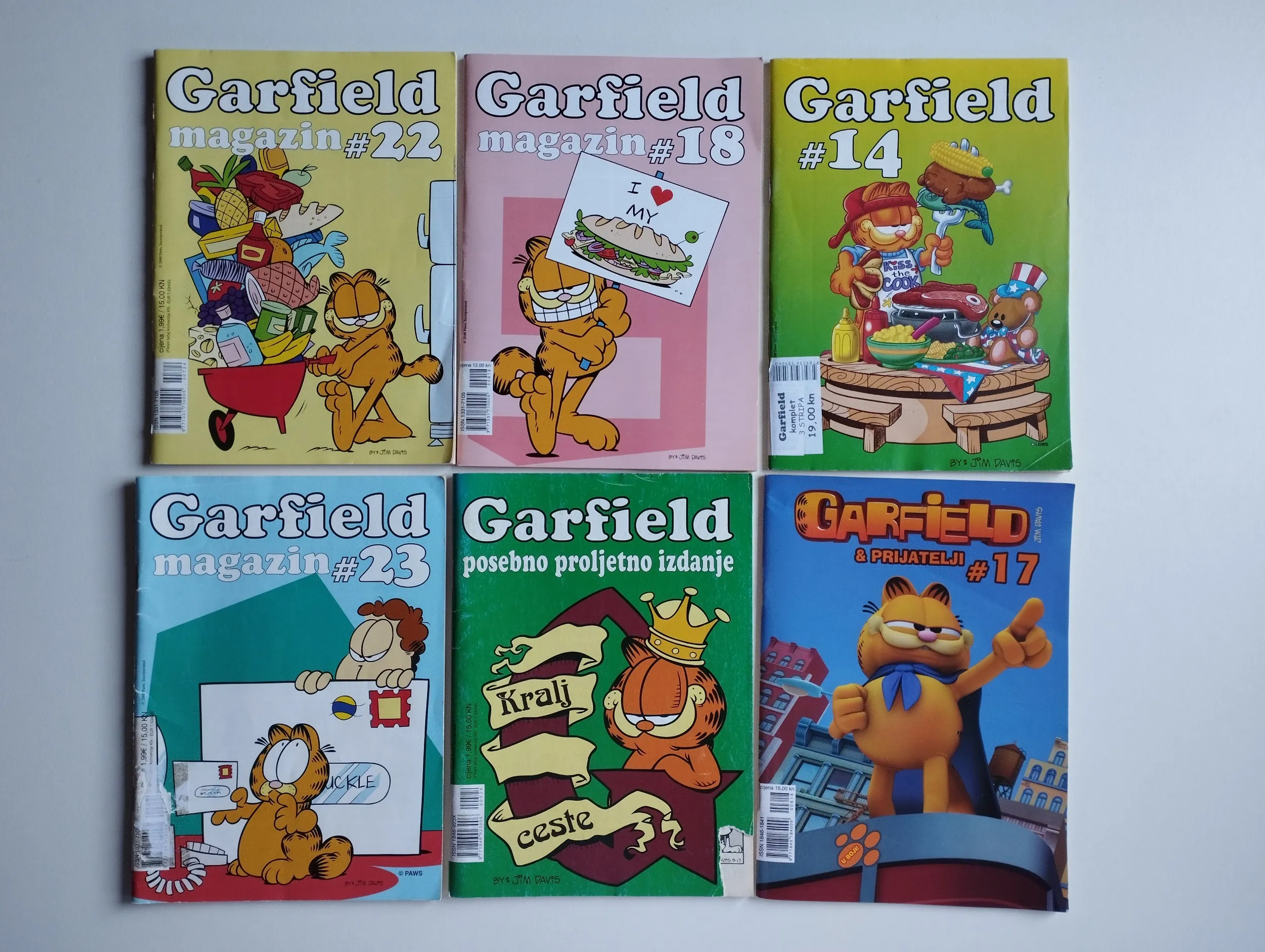 Garfield - lot stripova - Samobor