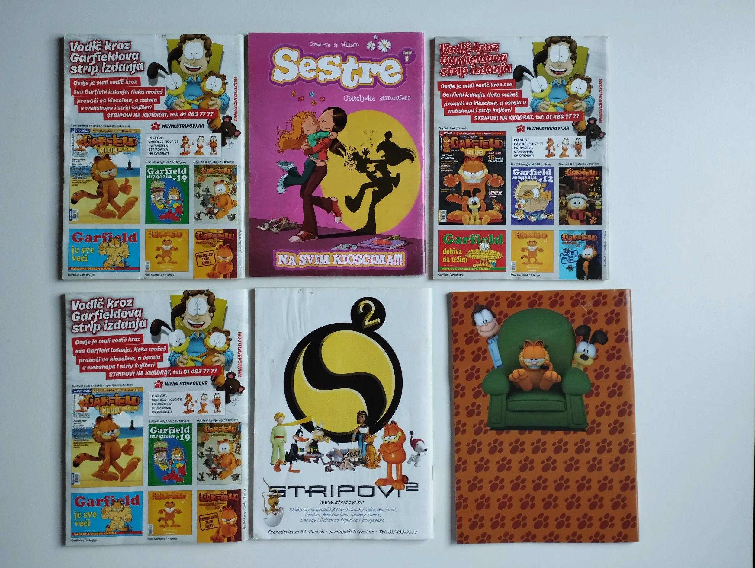 garfield - lot stripova - slika 2