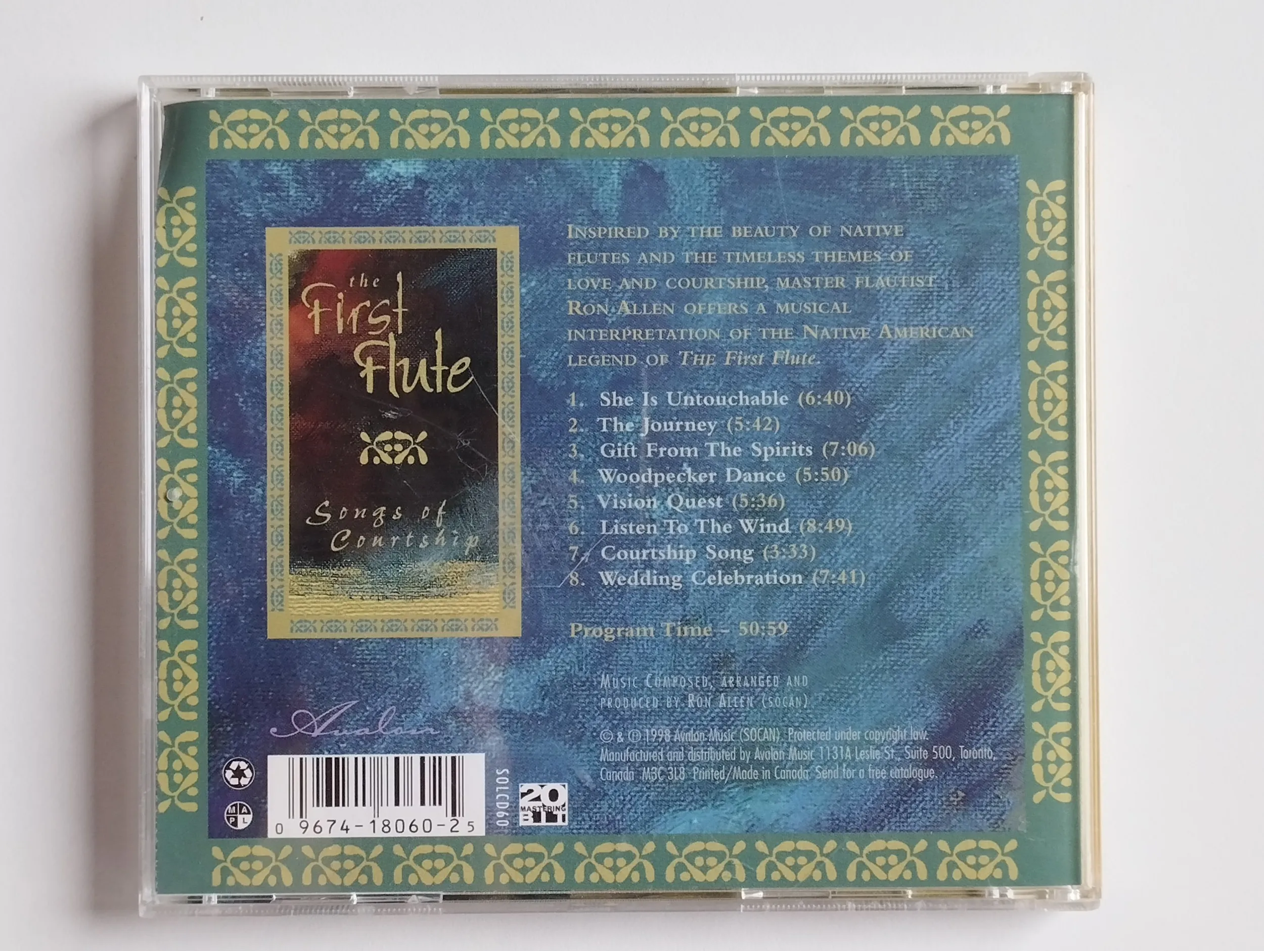 ron allen - the first flute; songs of courtship - slika 2