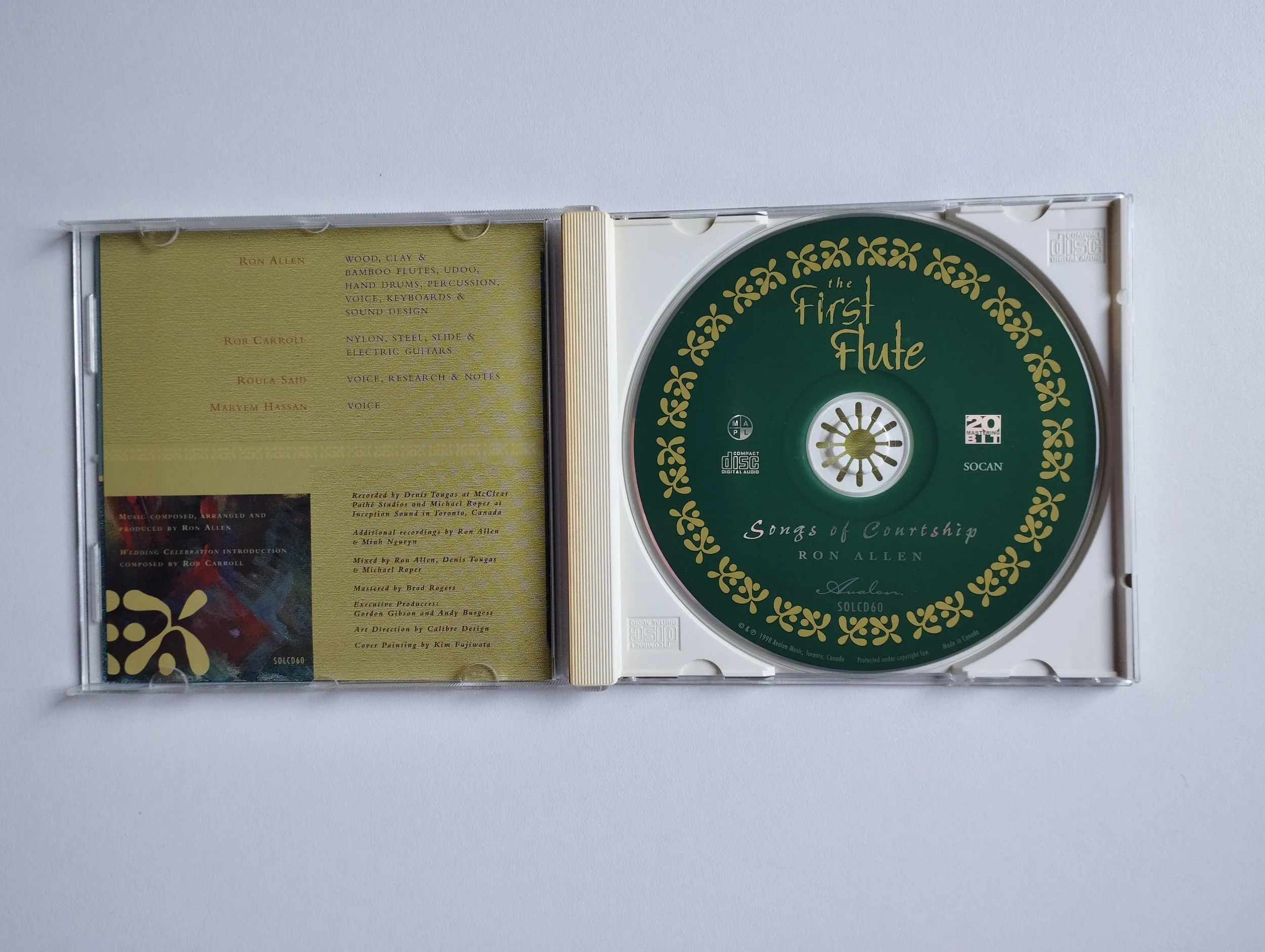ron allen - the first flute; songs of courtship - slika 3