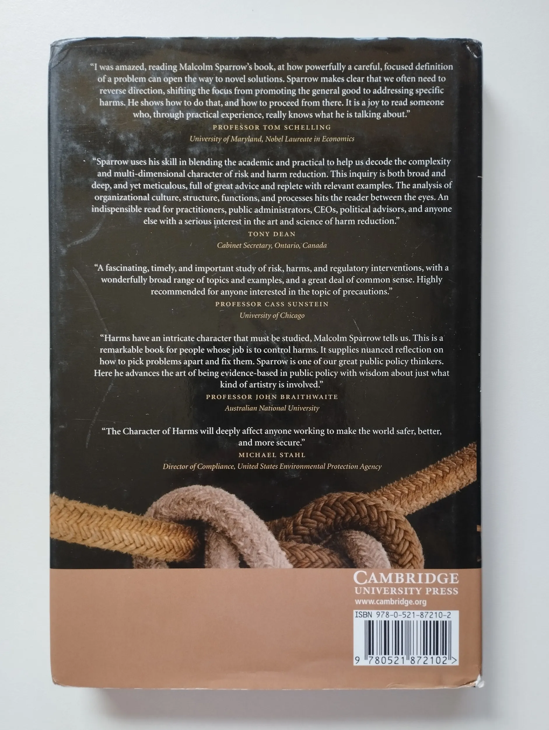 malcolm k. sparrow - the character of harms - slika 2