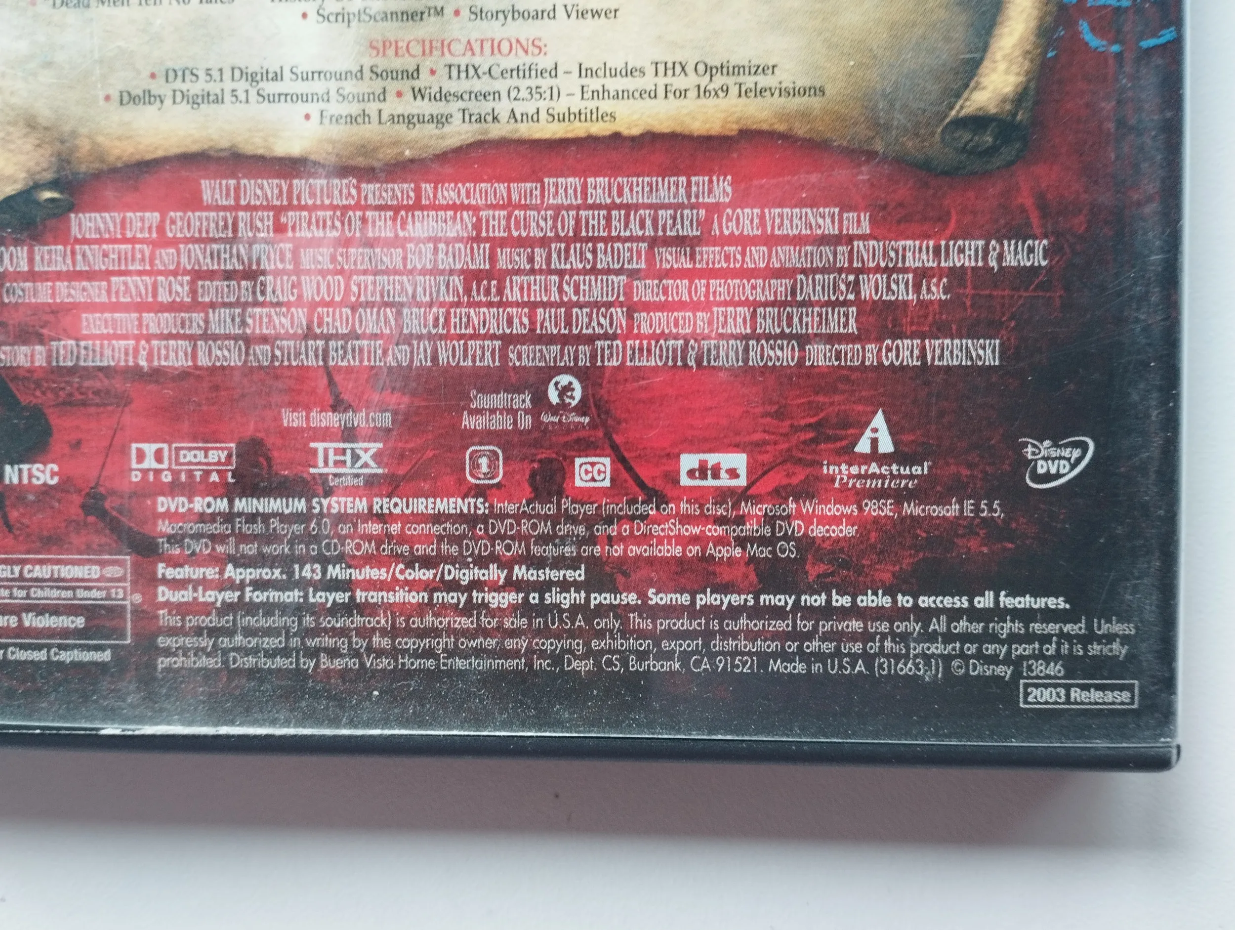 pirati s kariba - prokletstvo crnoga dragulja / mrtvačeva škrinja dvd - slika 7