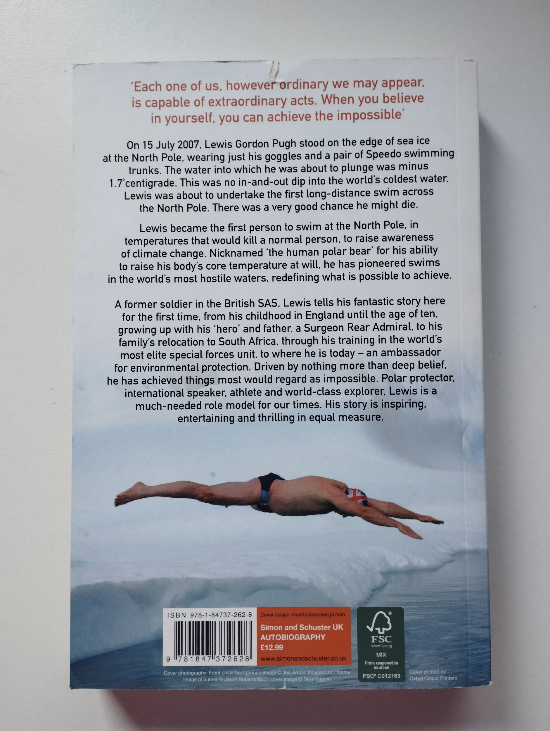 lewis gordon pugh - achiving the impossible - slika 2