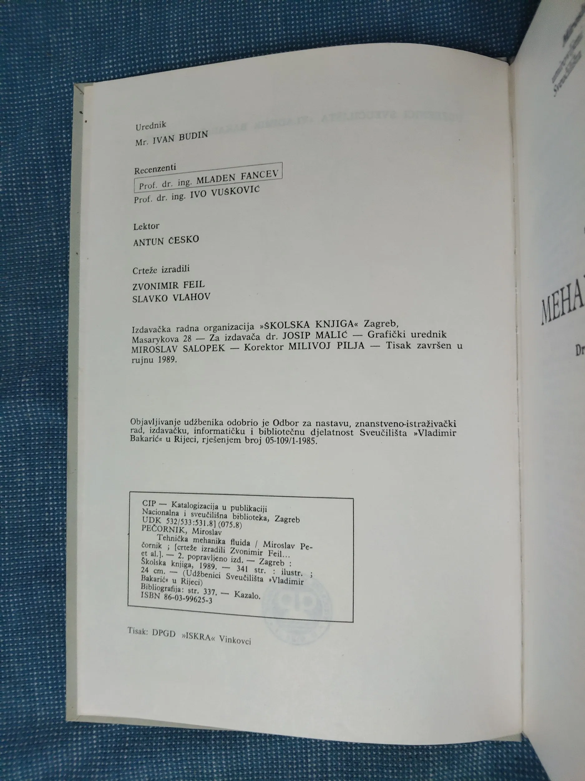 miroslav pečornik – tehnička mehanika fluida - slika 3