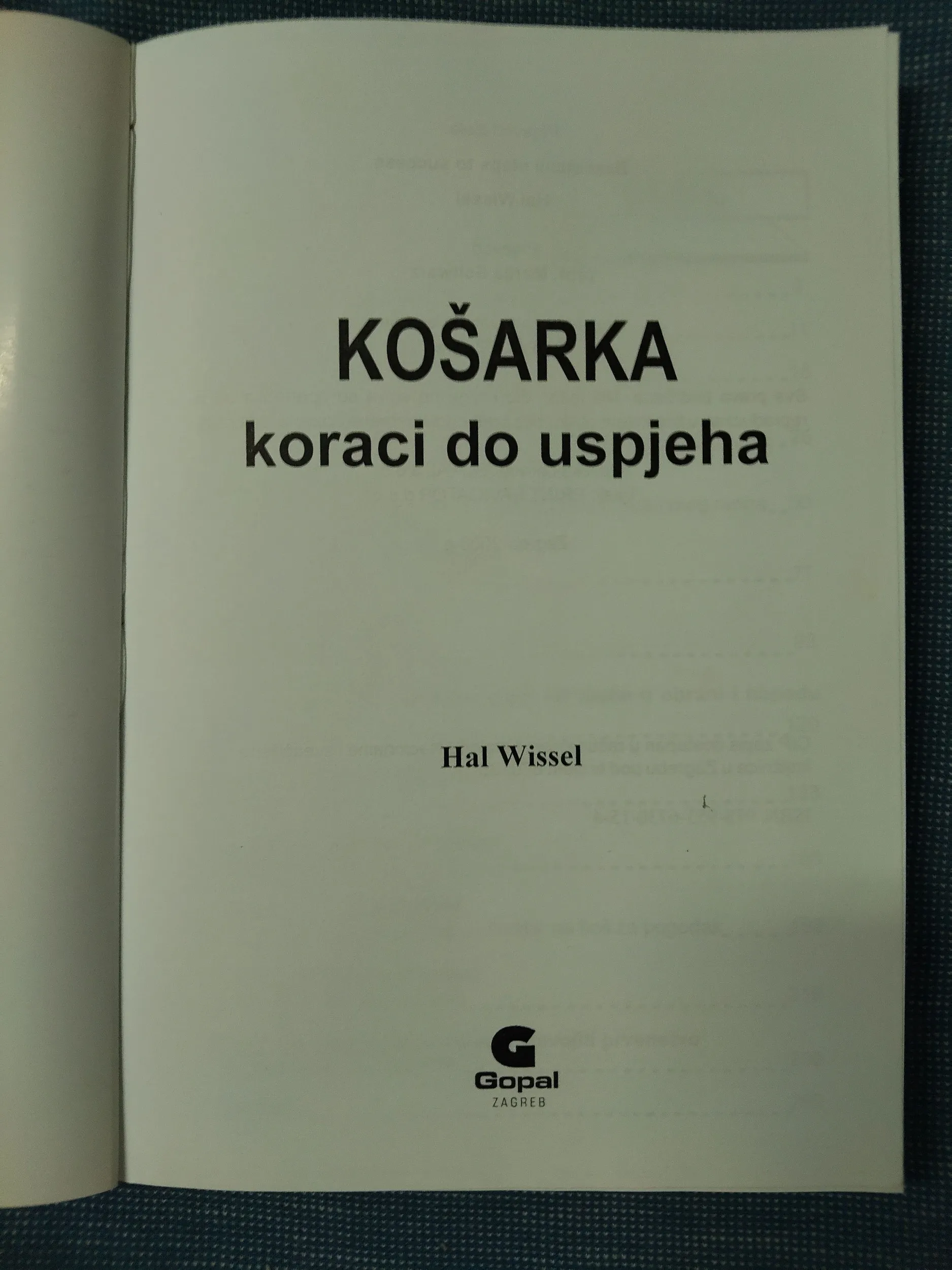 hal wissel – košarka : koraci do uspjeha - slika 2