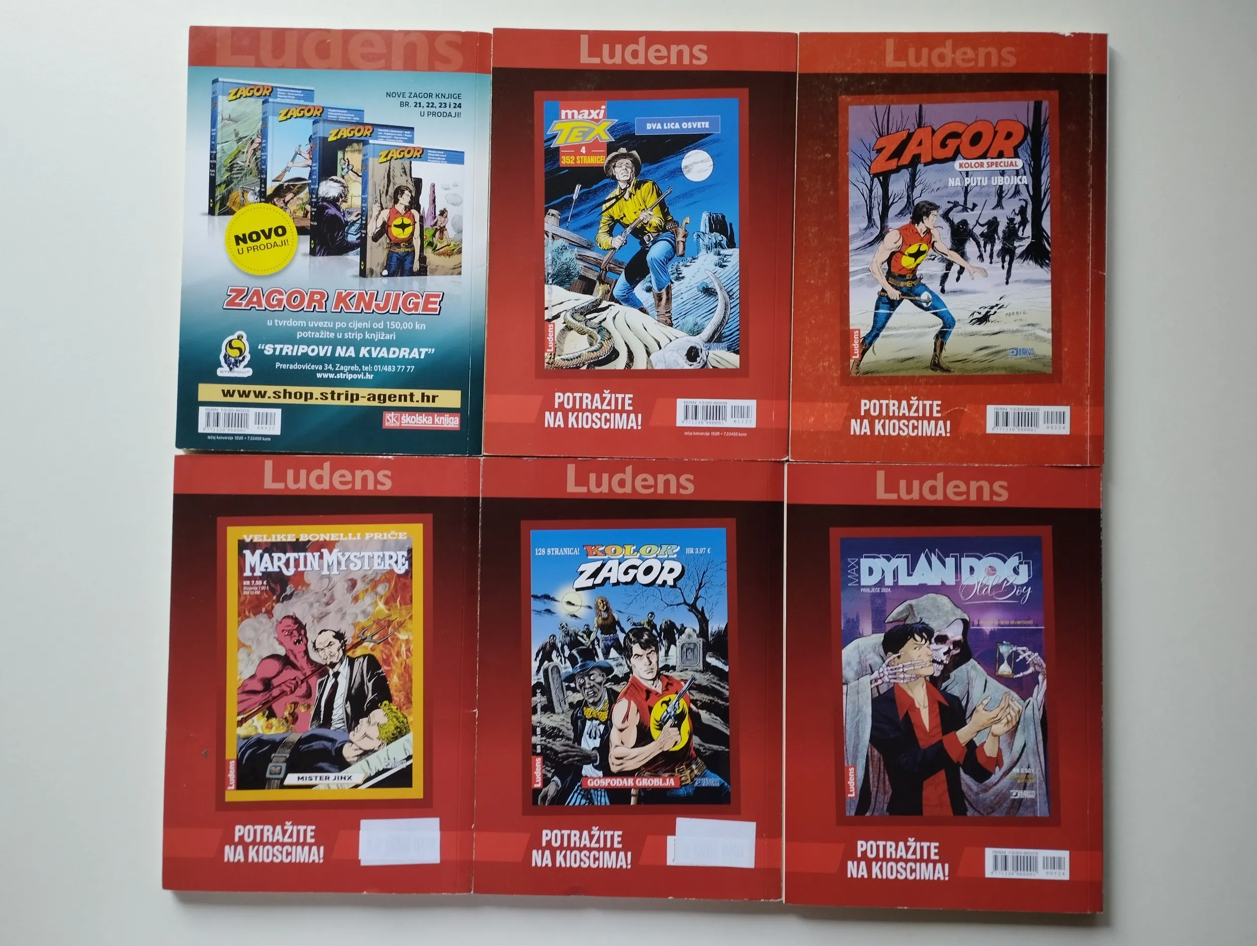 tex willer 191,203,204,205,206.207 lot - slika 2