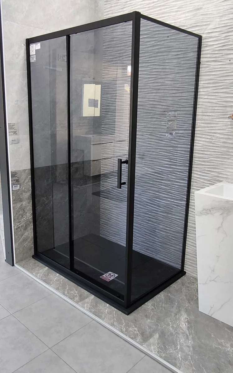 99921 tuš kabina 6038 grey black 80x120 425,00 € akcija -20%=340,00€ - slika 4