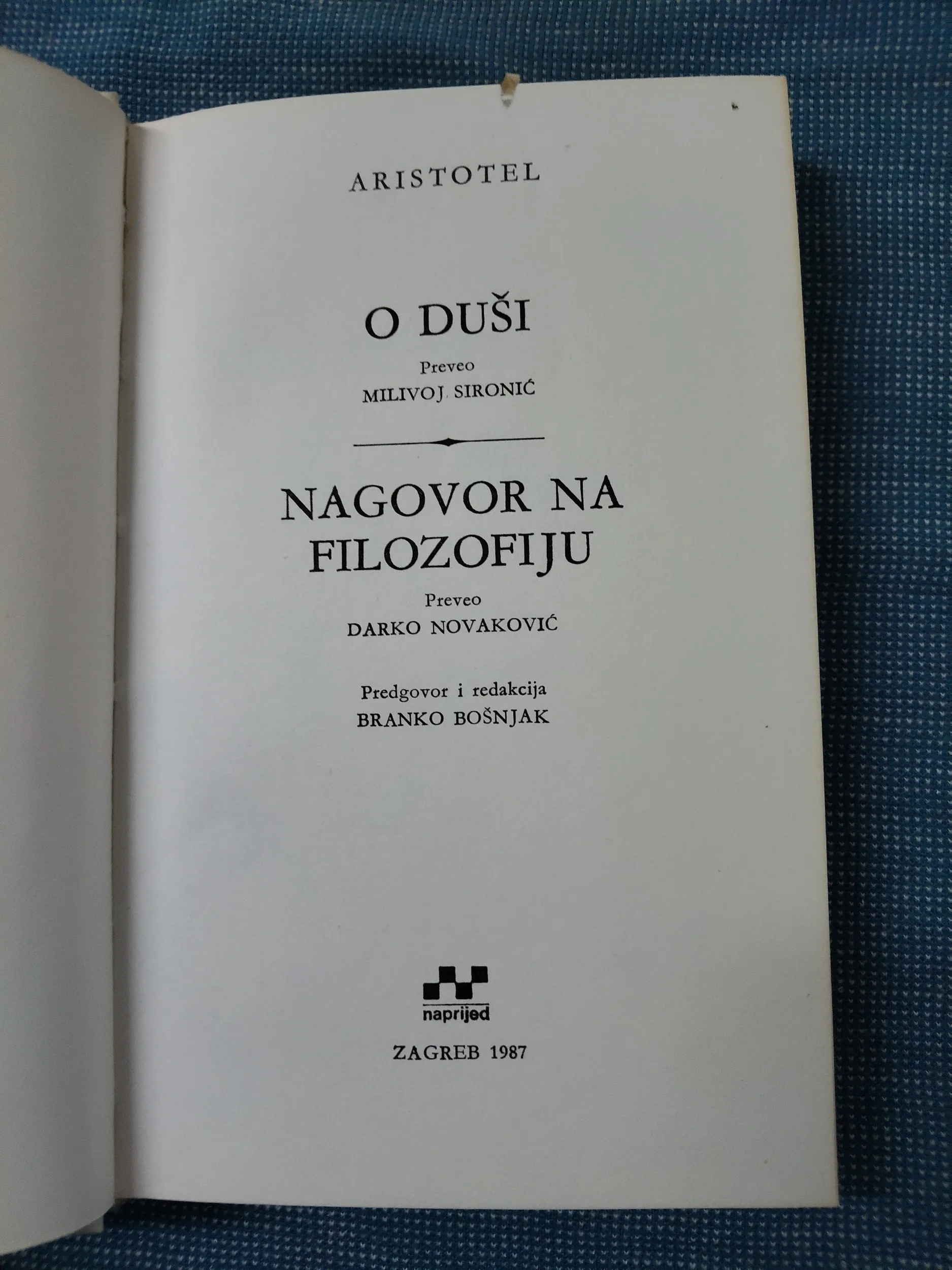 aristotel – o duši, nagovor na filozofiju - slika 2