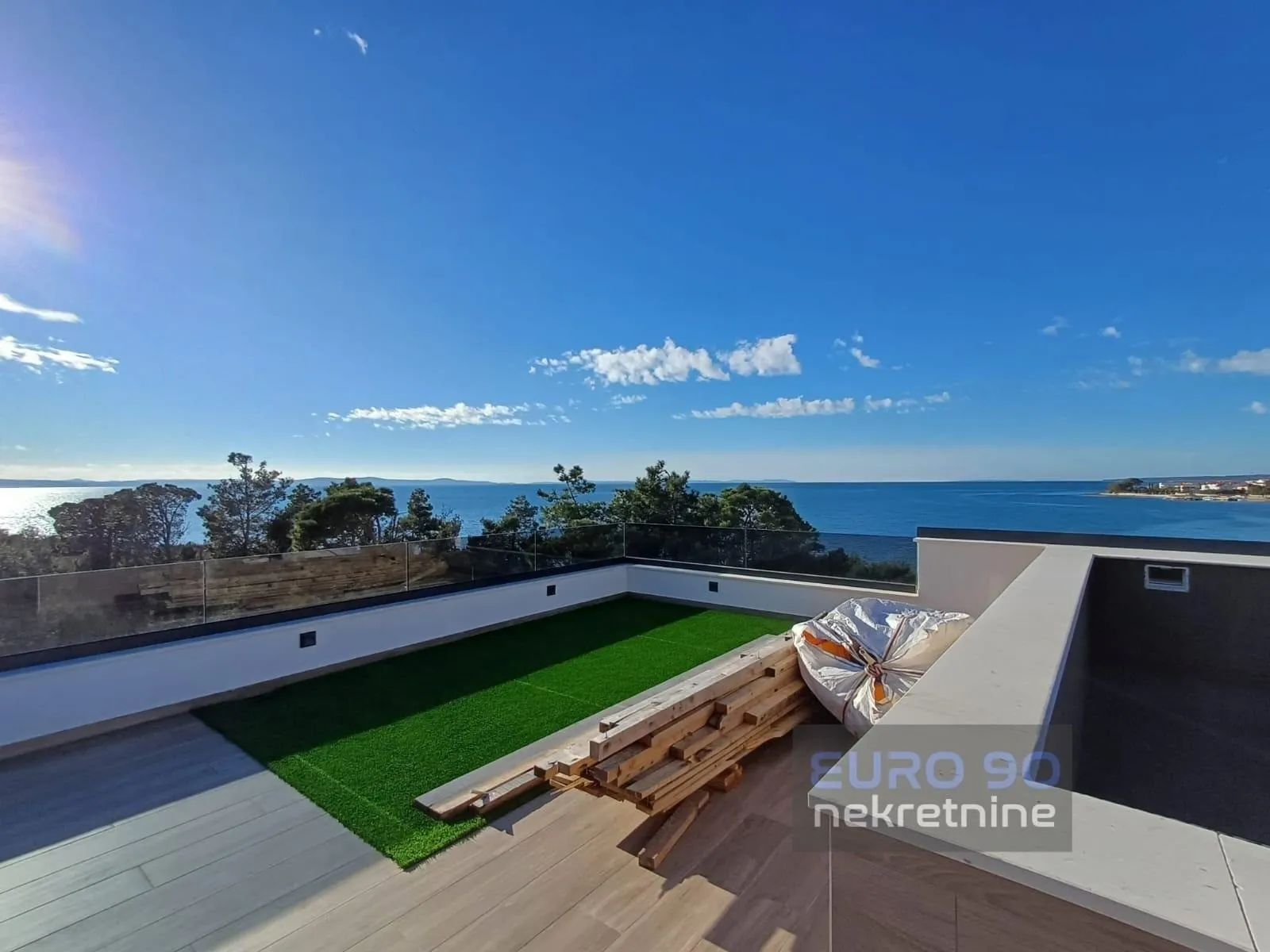 privlaka-penthhouse s bazenom 94,71 m2,s5,odmah useljiv,pogled na more - slika 1