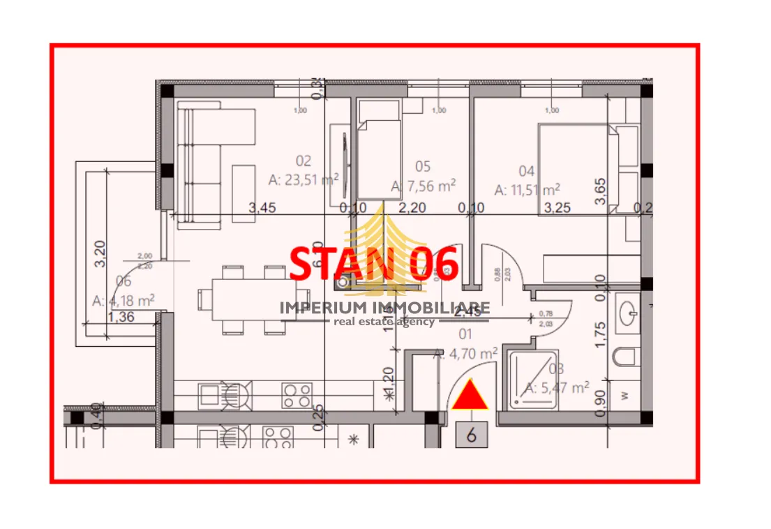 stan, prodaja, pula, monvidal, 56.93m2, 2,5-sobni (2s+db) - slika 4