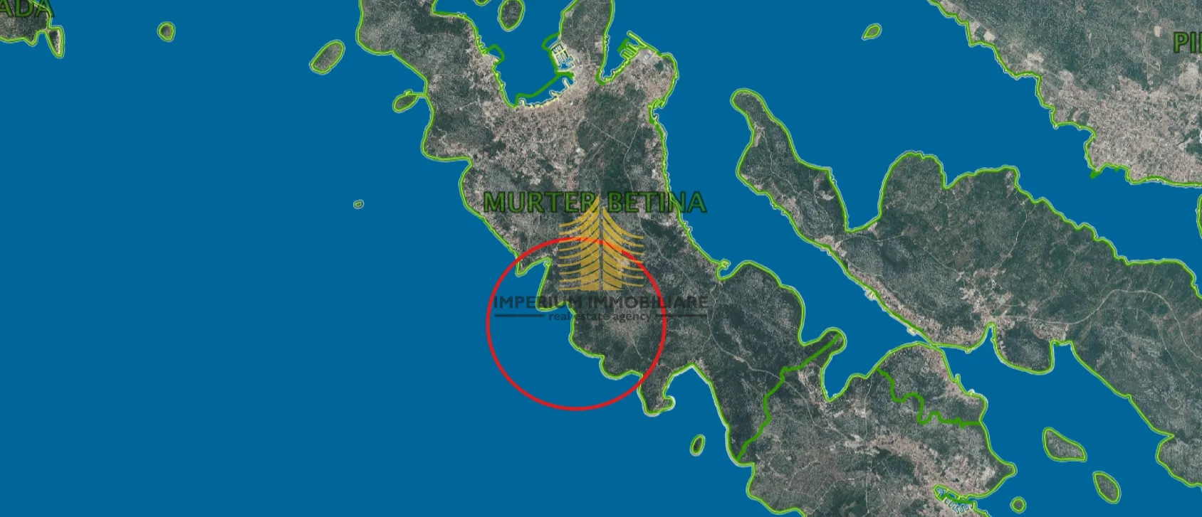 Zemljište, Prodaja, Murter, 1312m2, Građevinsko - Betina, Tisno
